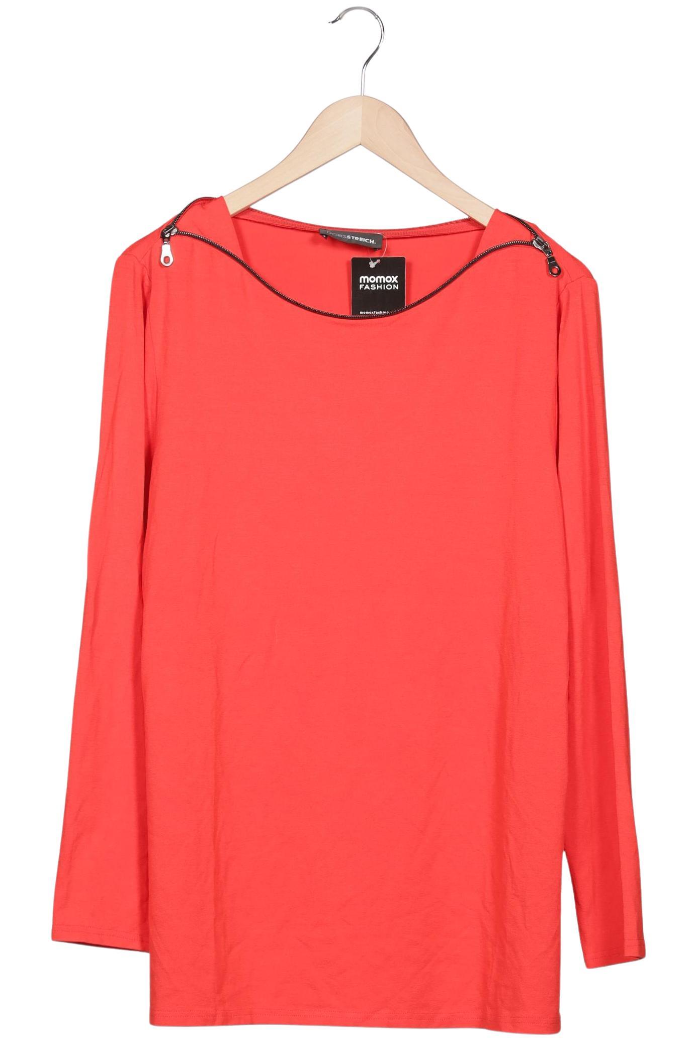 

Doris Streich Damen Langarmshirt, rot, Gr. 46