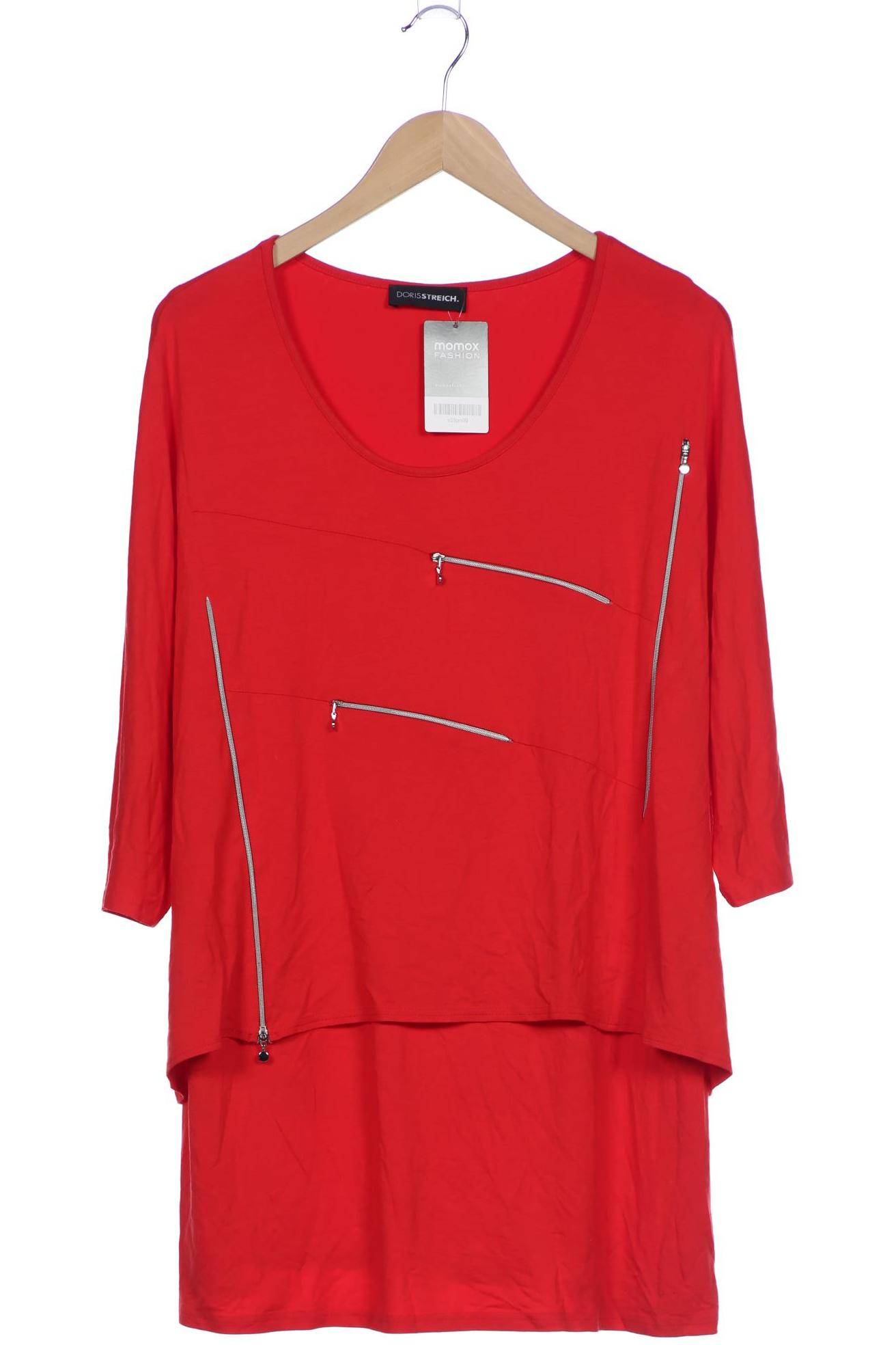 

Doris Streich Damen T-Shirt, rot, Gr. 48
