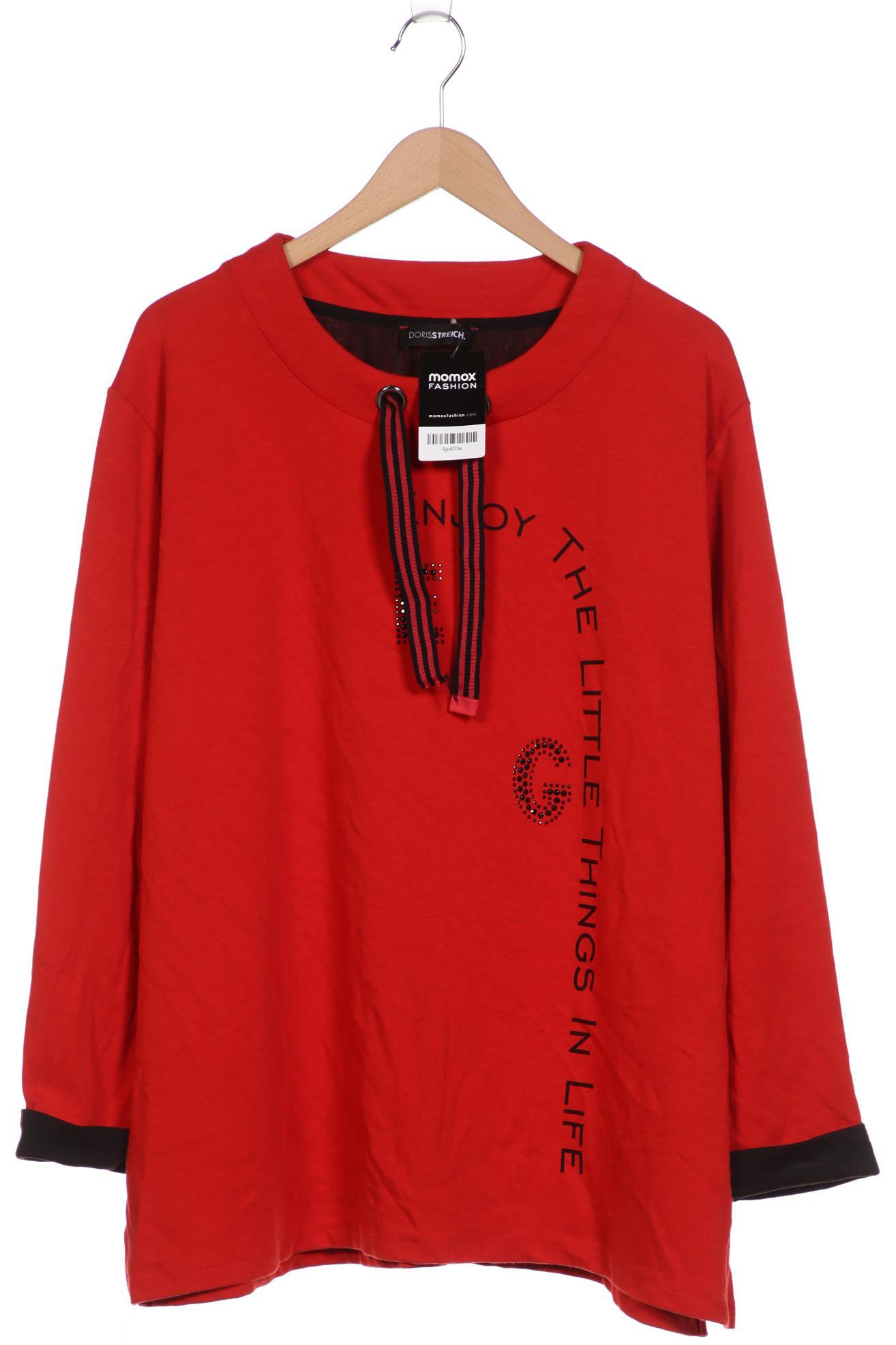 

Doris Streich Damen Sweatshirt, rot, Gr. 50