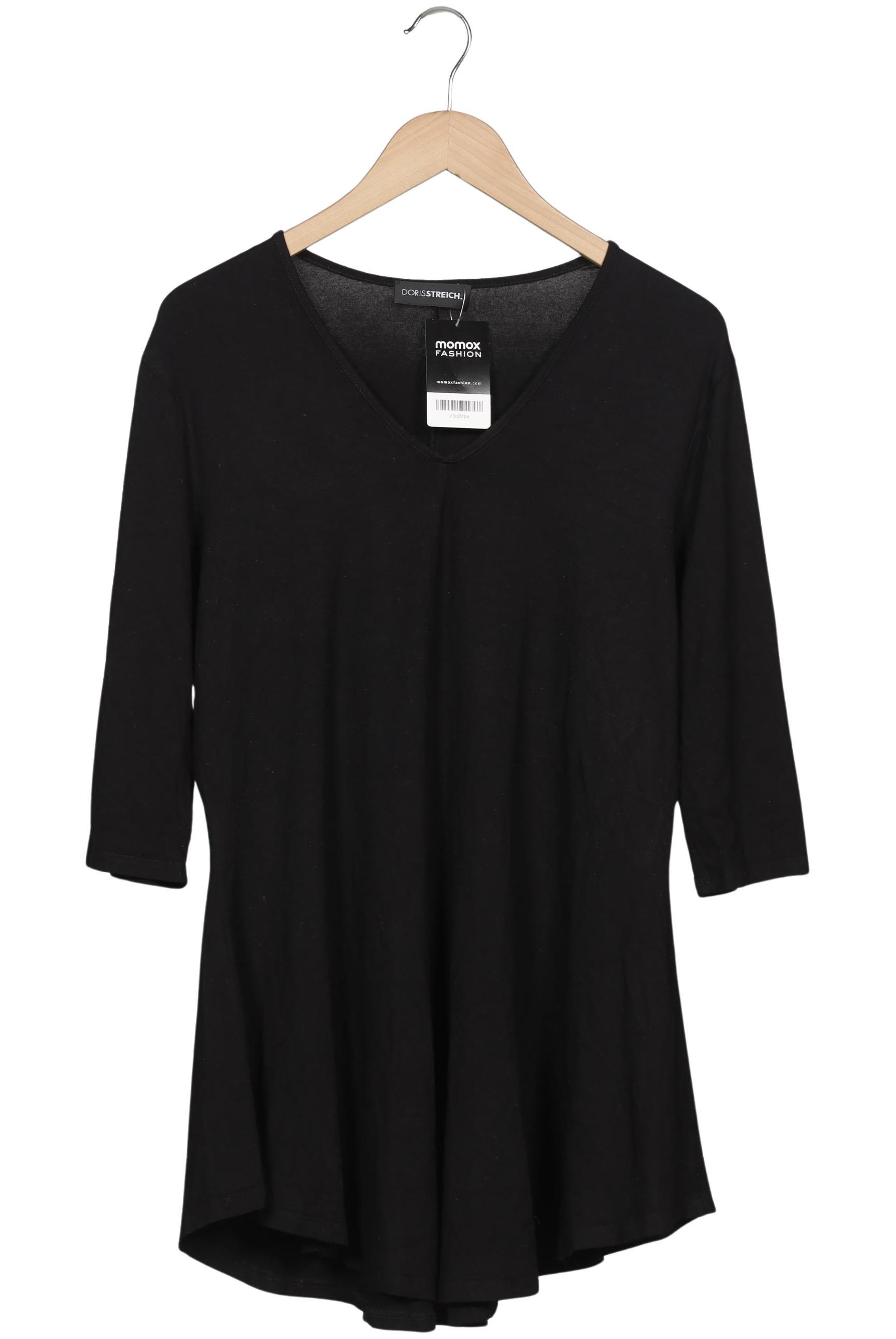 

Doris Streich Damen Langarmshirt, schwarz, Gr. 44