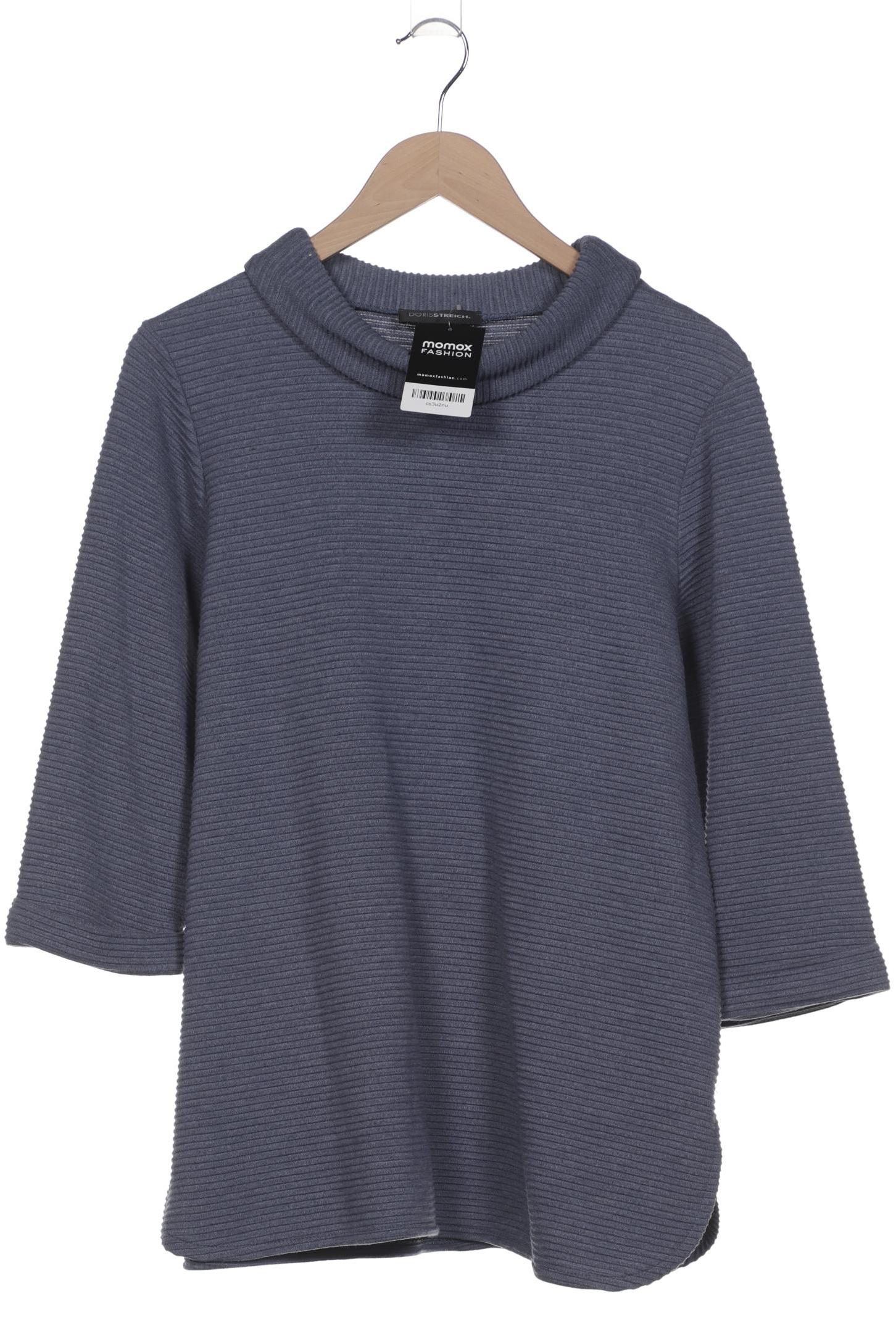 

Doris Streich Damen Sweatshirt, blau, Gr. 40