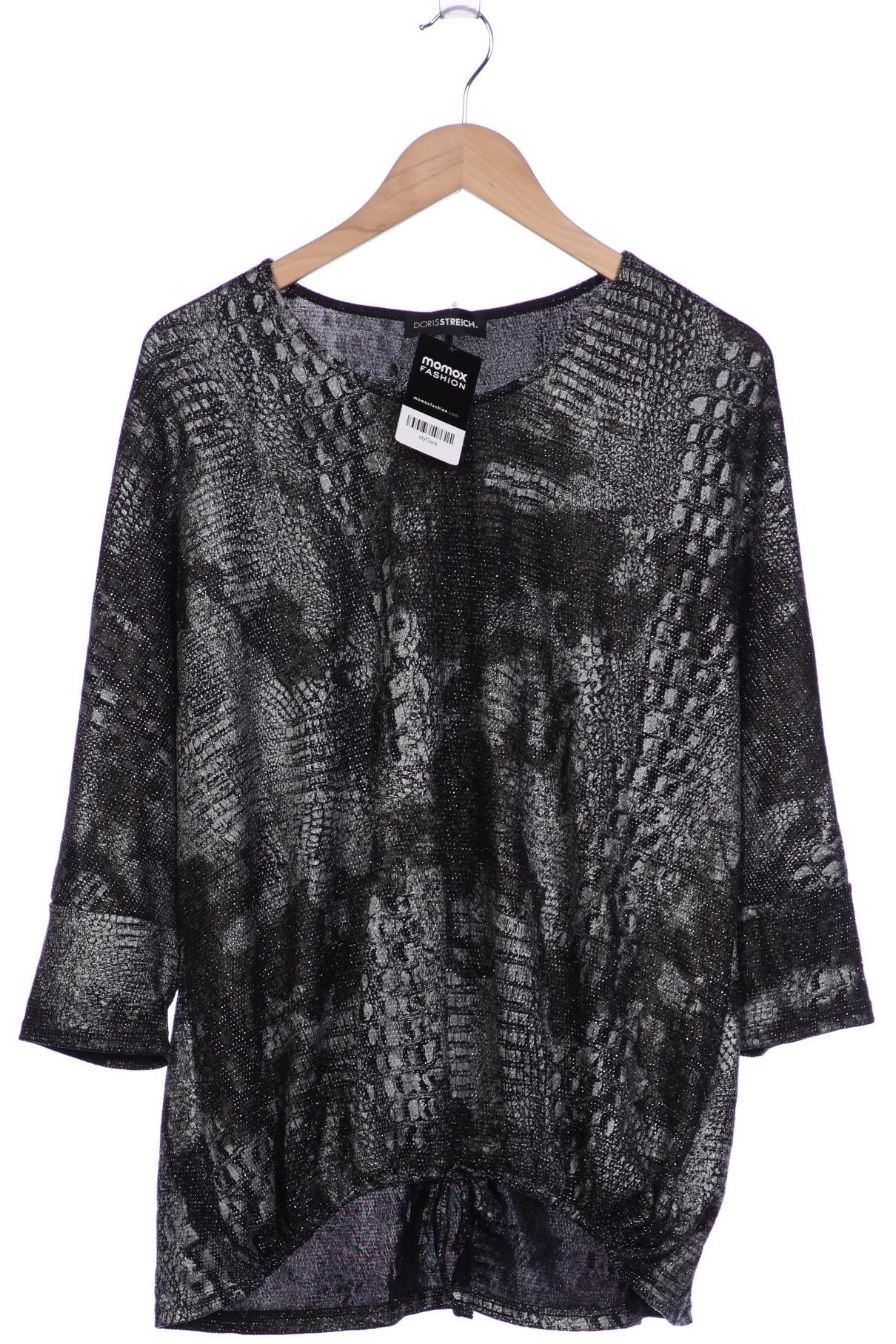 

Doris Streich Damen Langarmshirt, schwarz, Gr. 46