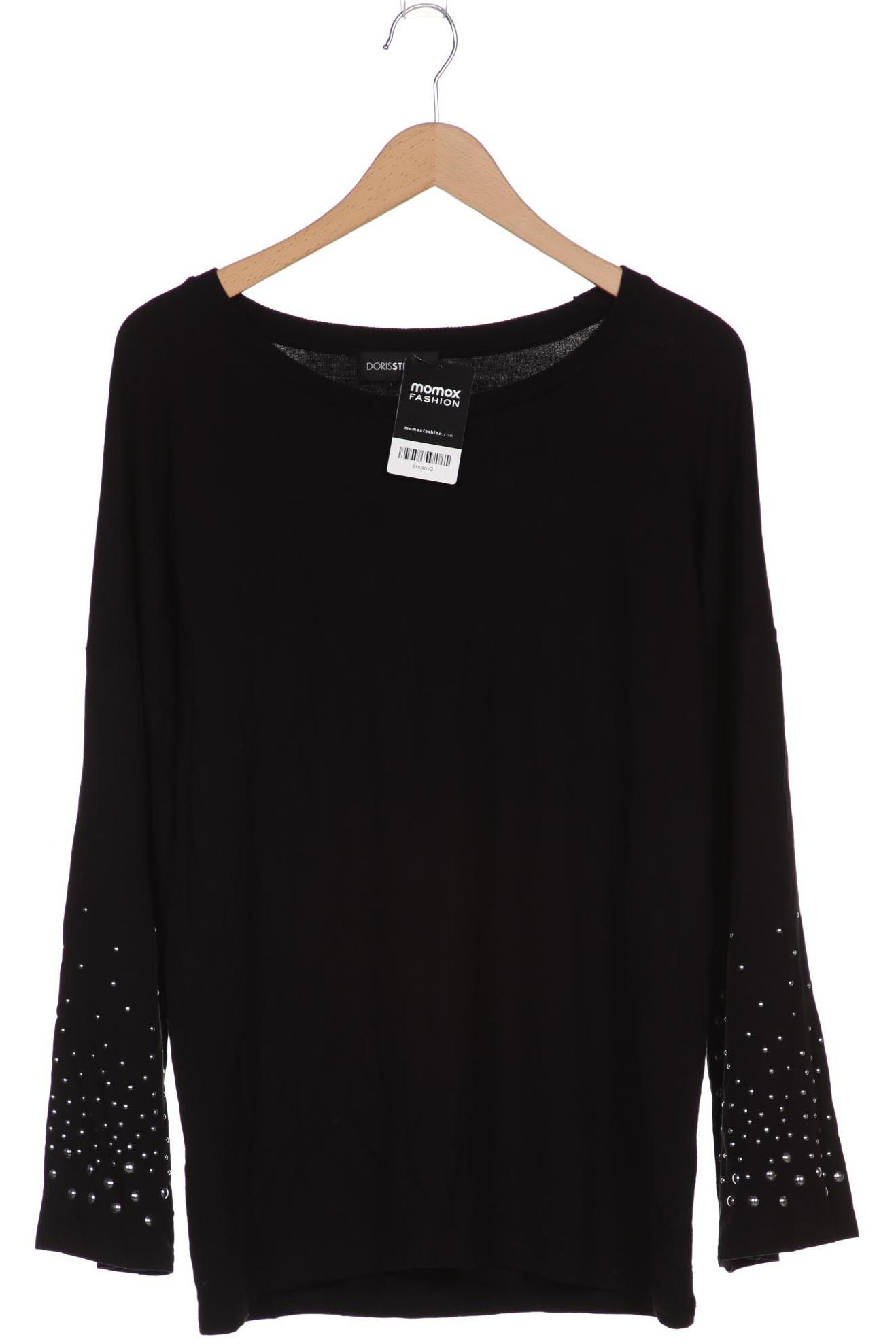 

Doris Streich Damen Langarmshirt, schwarz, Gr. 38