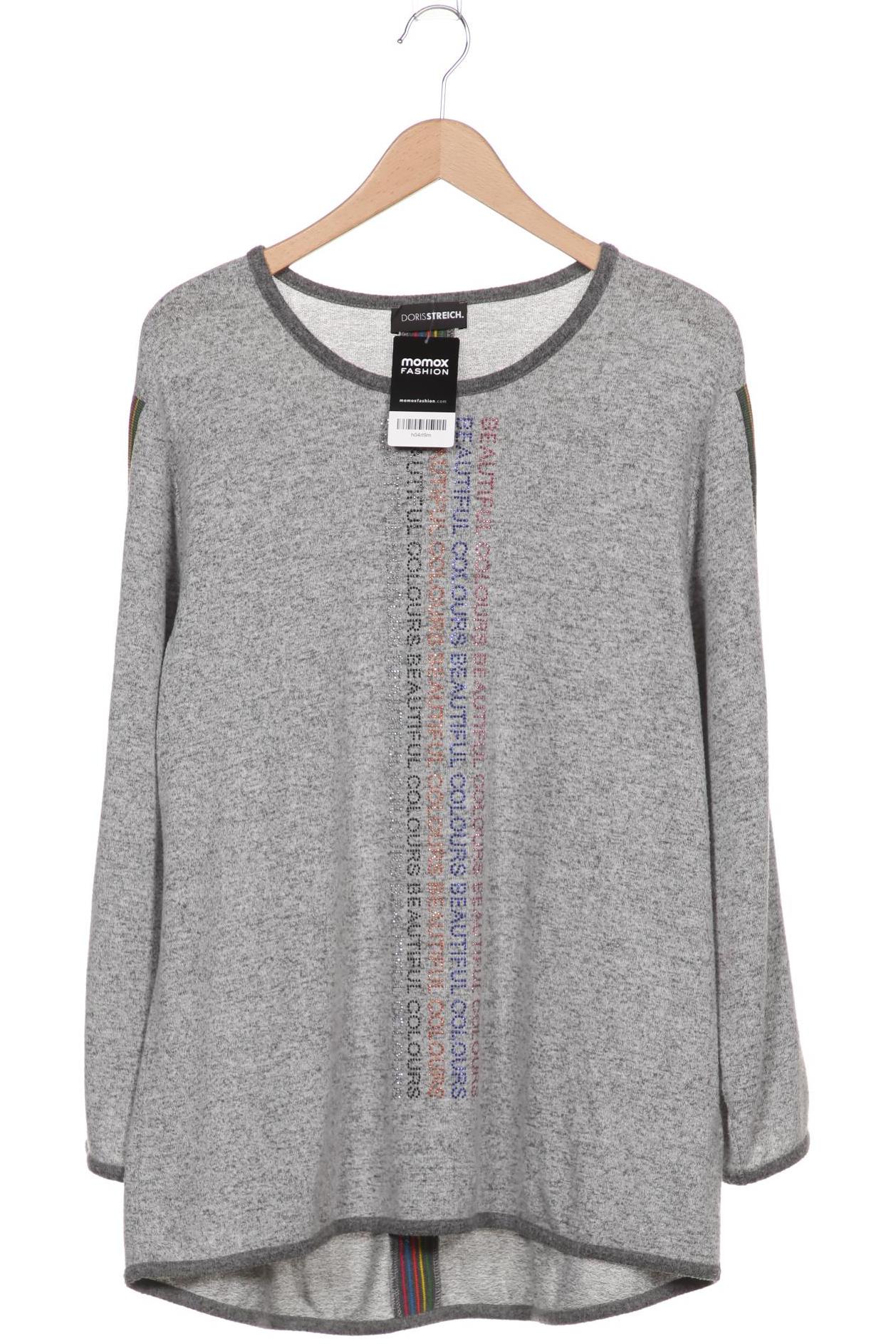 

Doris Streich Damen Langarmshirt, grau, Gr. 46
