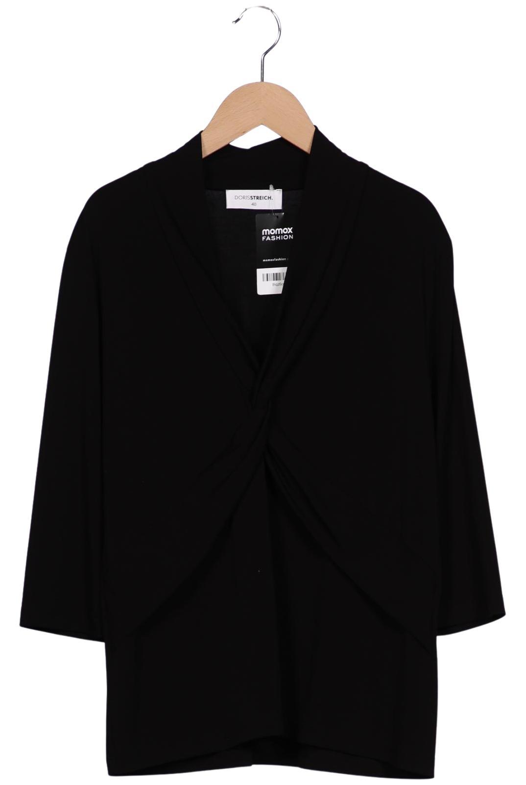 

Doris Streich Damen Langarmshirt, schwarz, Gr. 40