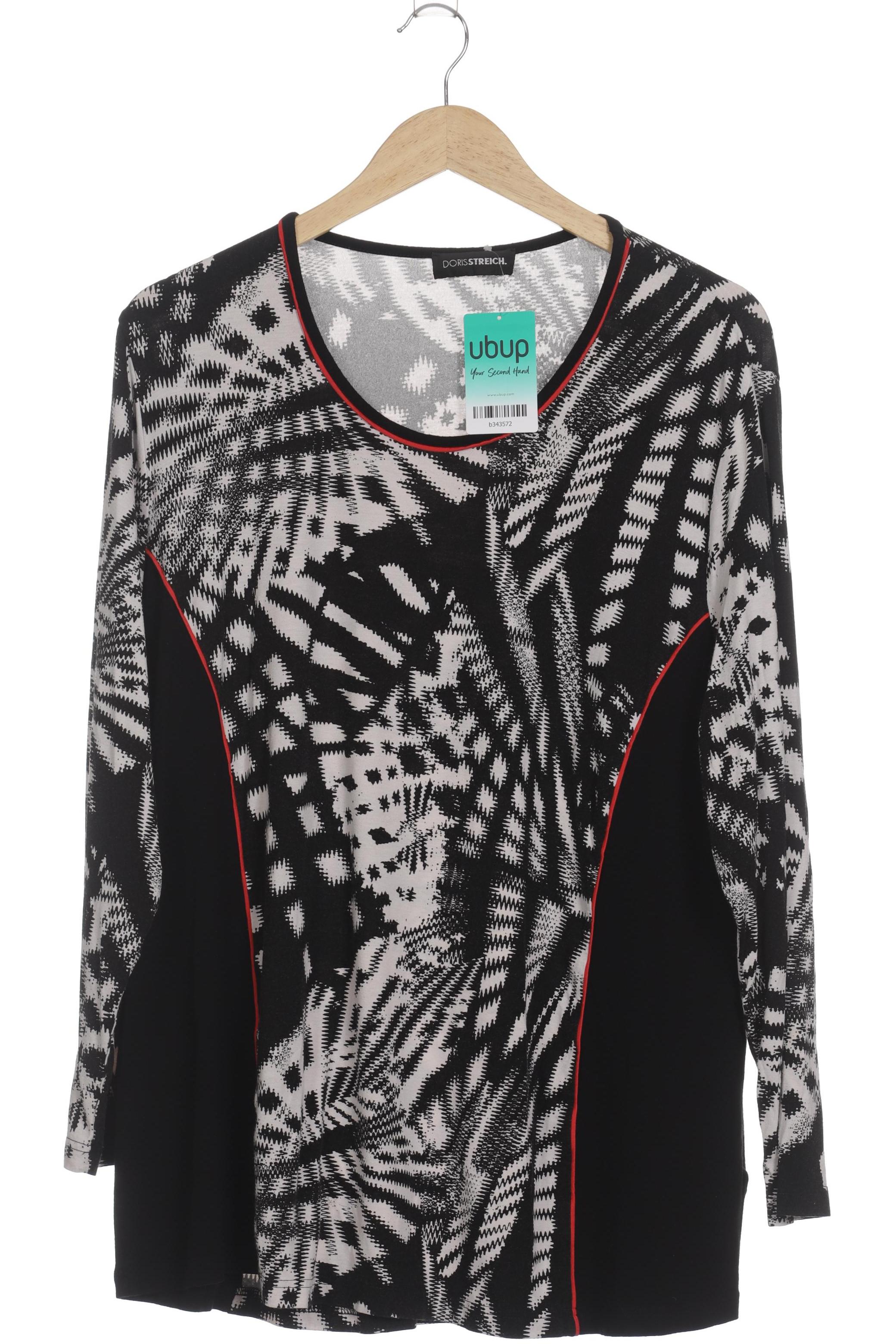 

Doris Streich Damen Langarmshirt, schwarz, Gr. 52