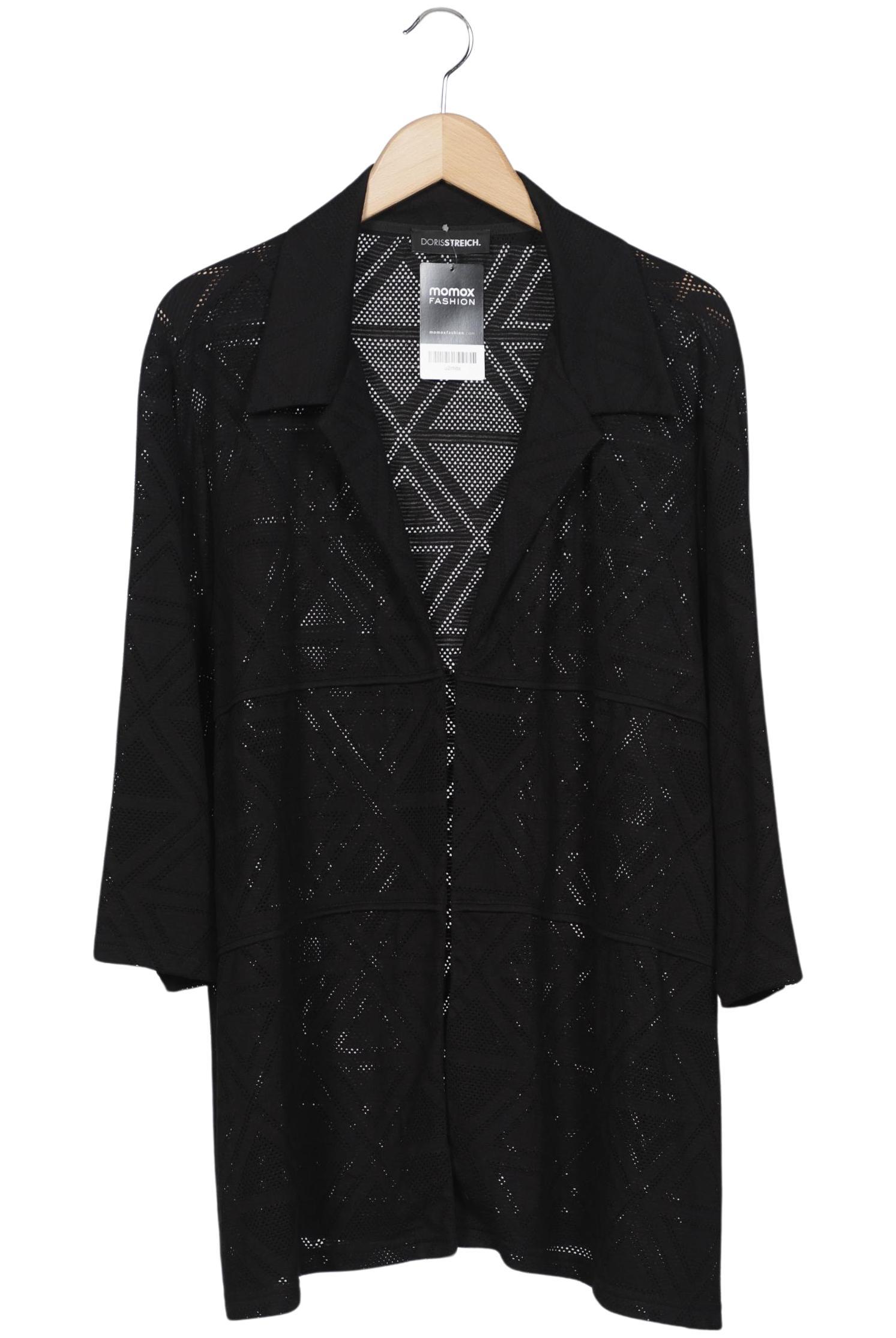 

Doris Streich Damen Strickjacke, schwarz, Gr. 48
