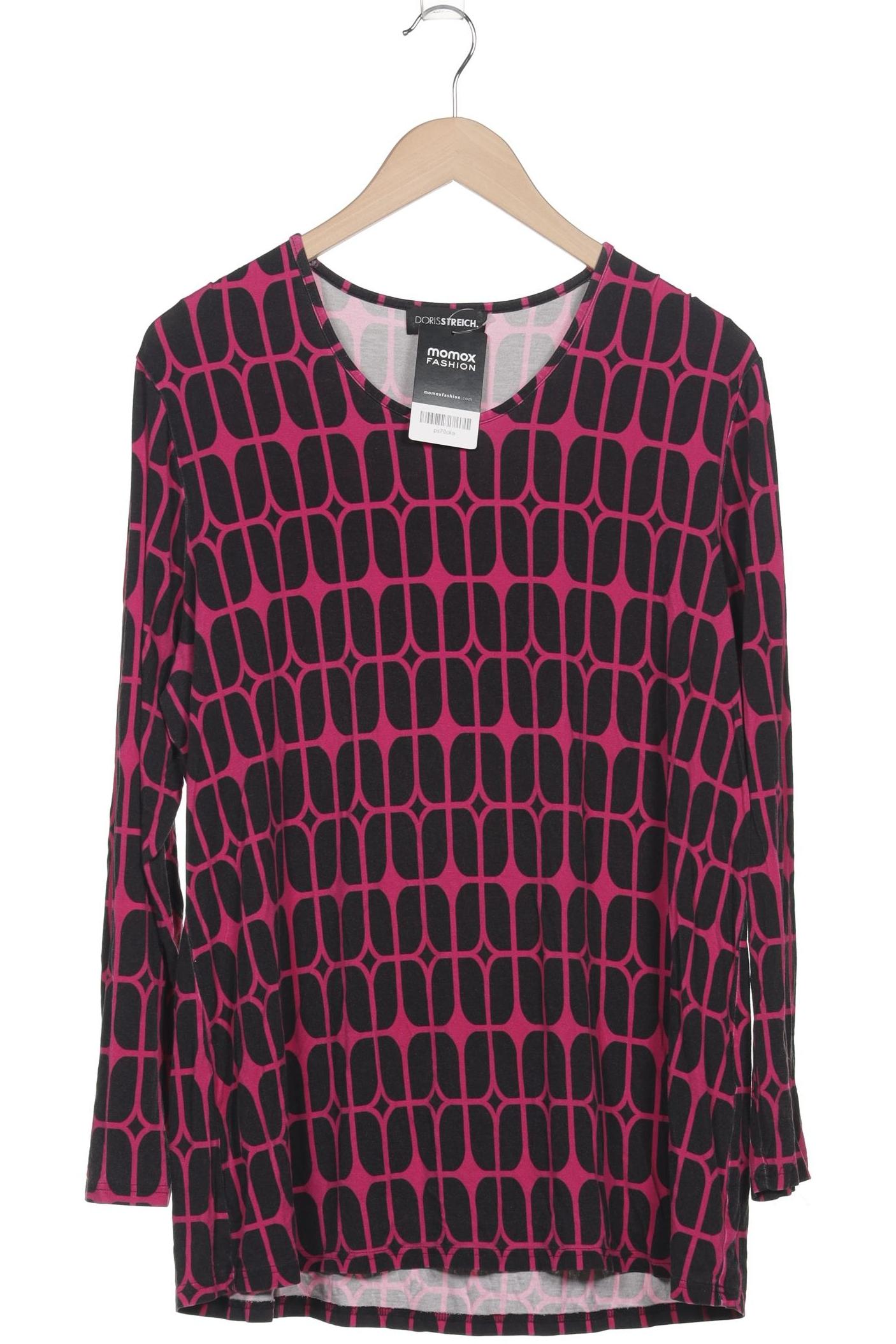 

Doris Streich Damen Langarmshirt, schwarz, Gr. 48