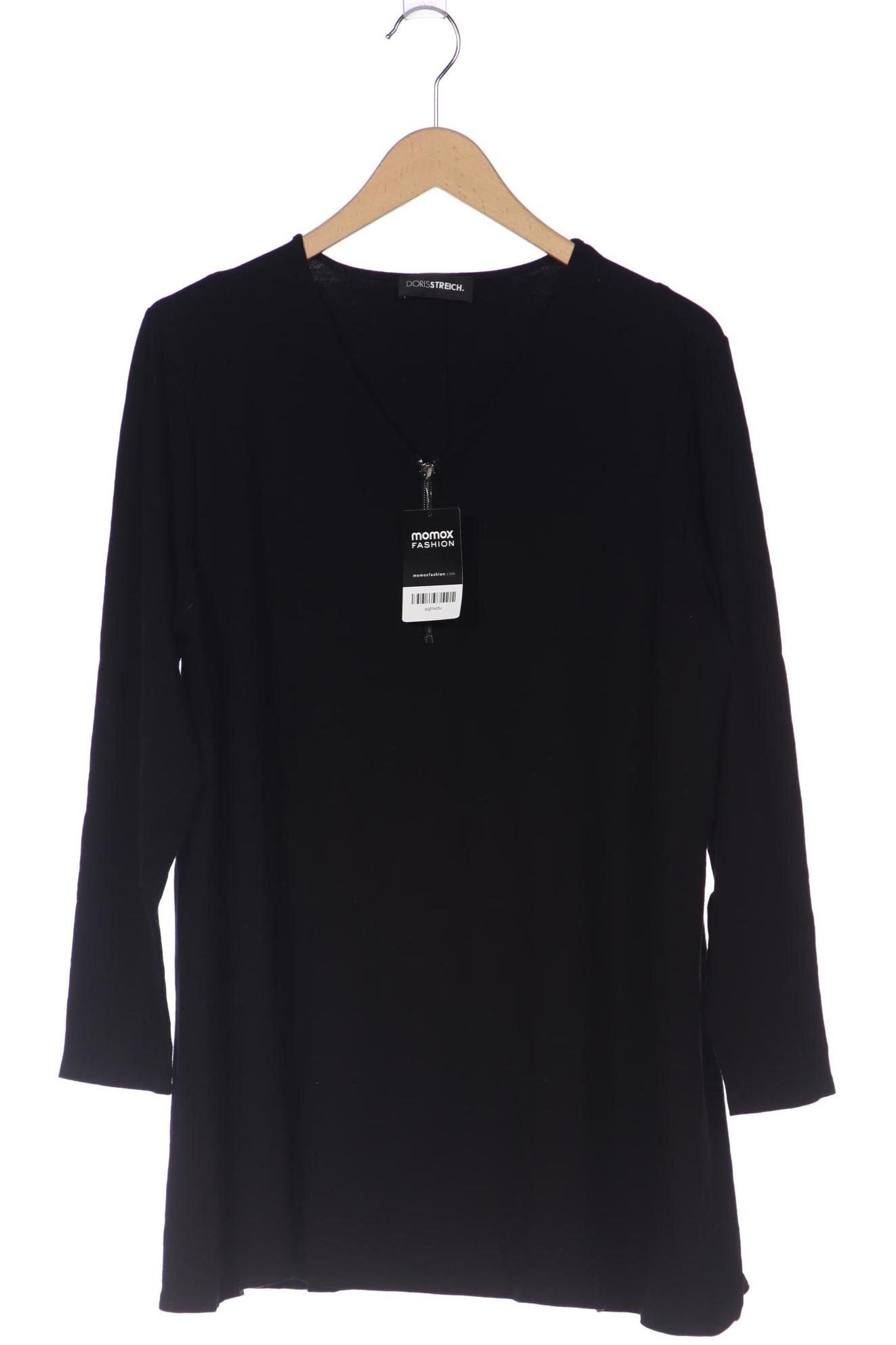 

Doris Streich Damen Langarmshirt, schwarz, Gr. 46