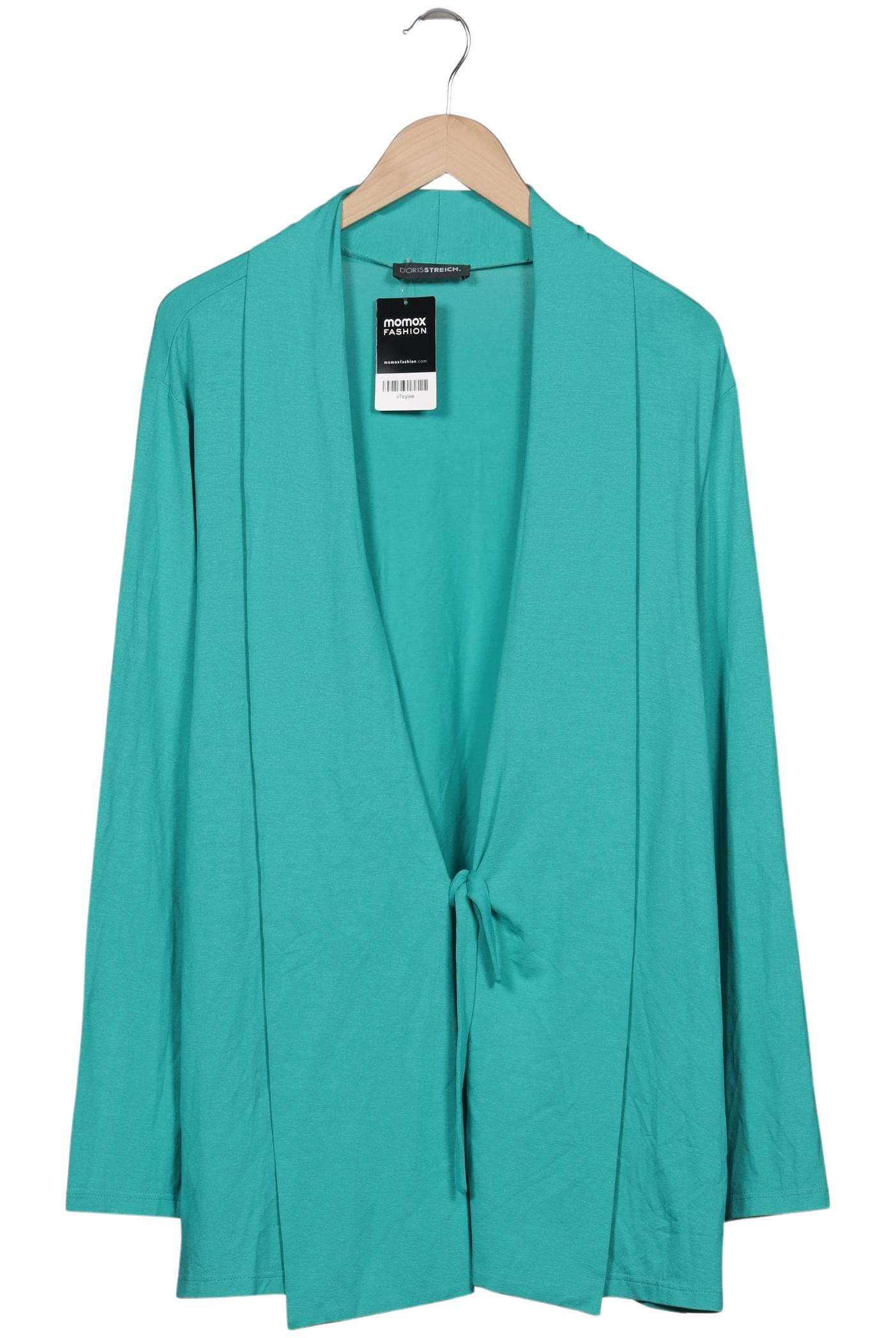 

Doris Streich Damen Strickjacke, türkis, Gr. 52