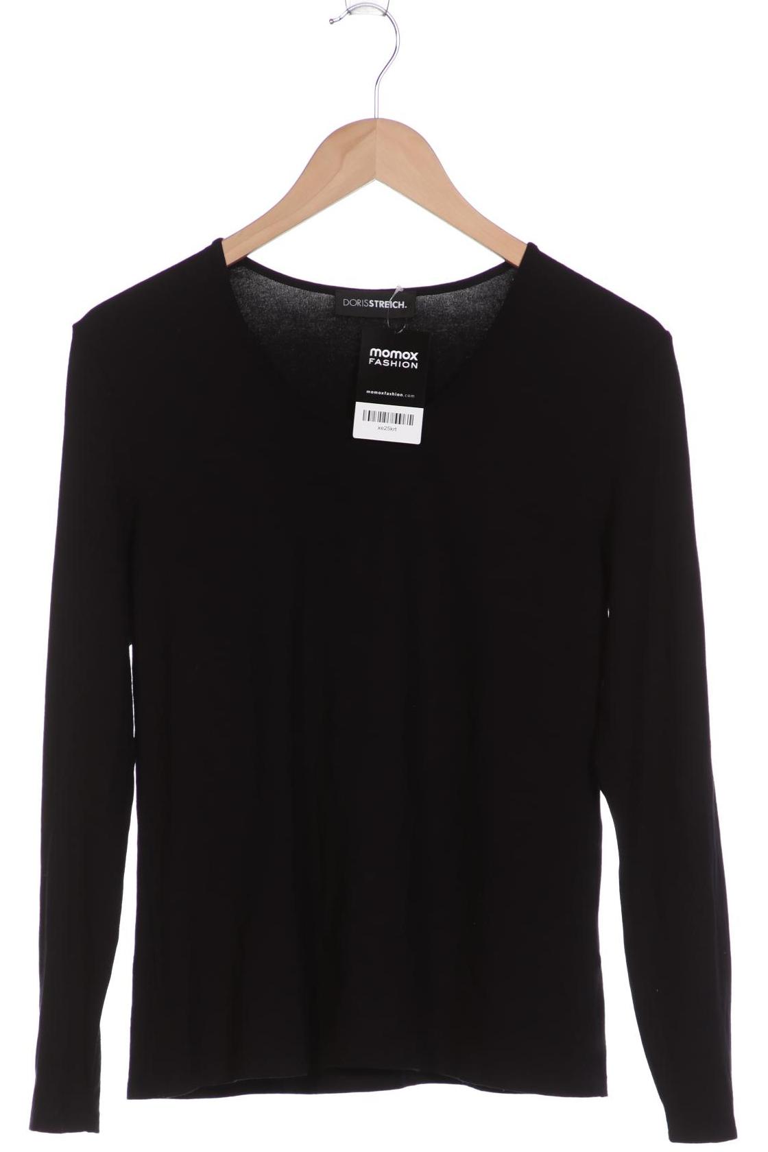 

Doris Streich Damen Langarmshirt, schwarz, Gr. 38