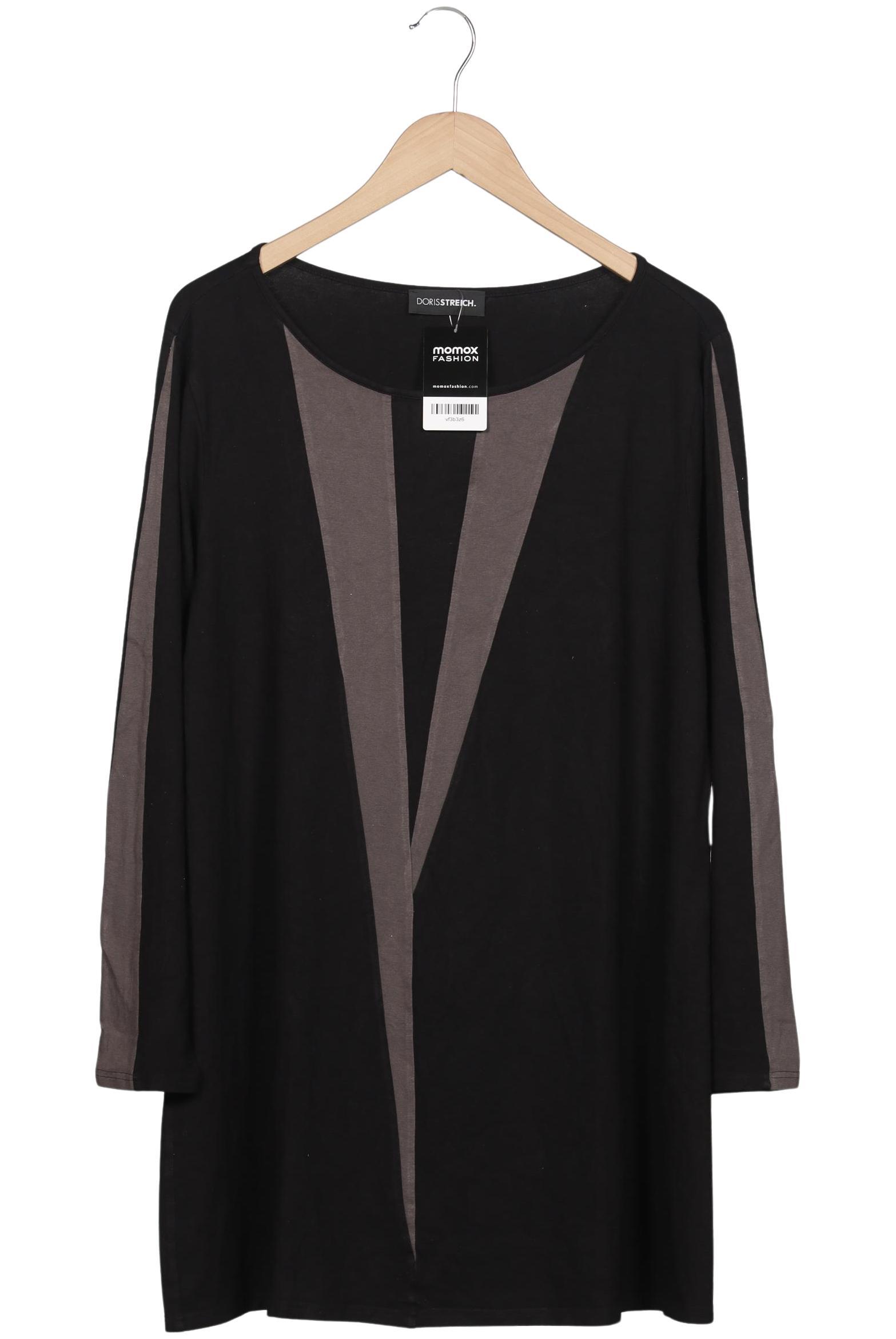 

Doris Streich Damen Langarmshirt, schwarz, Gr. 48