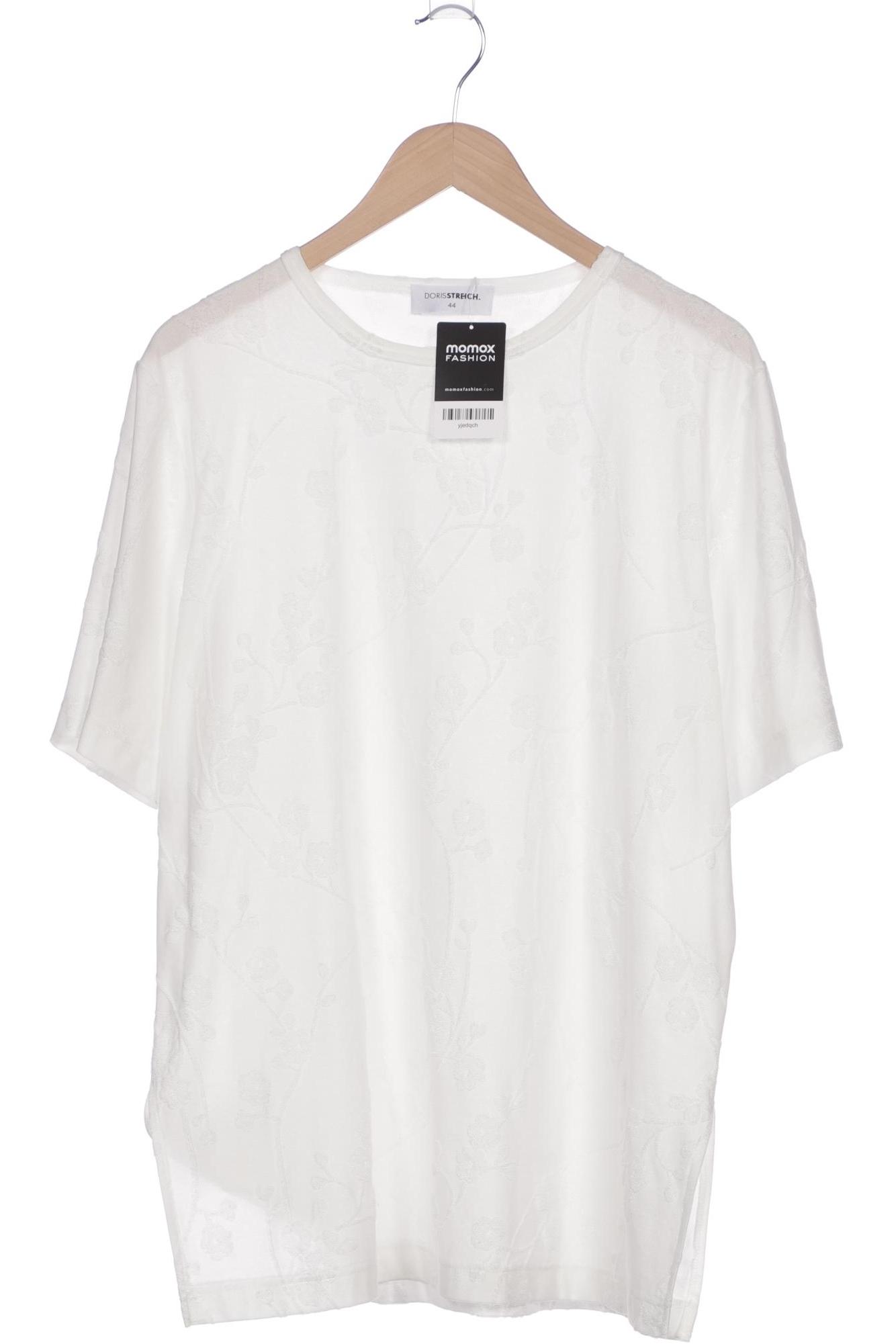 

Doris Streich Damen T-Shirt, weiß, Gr. 44