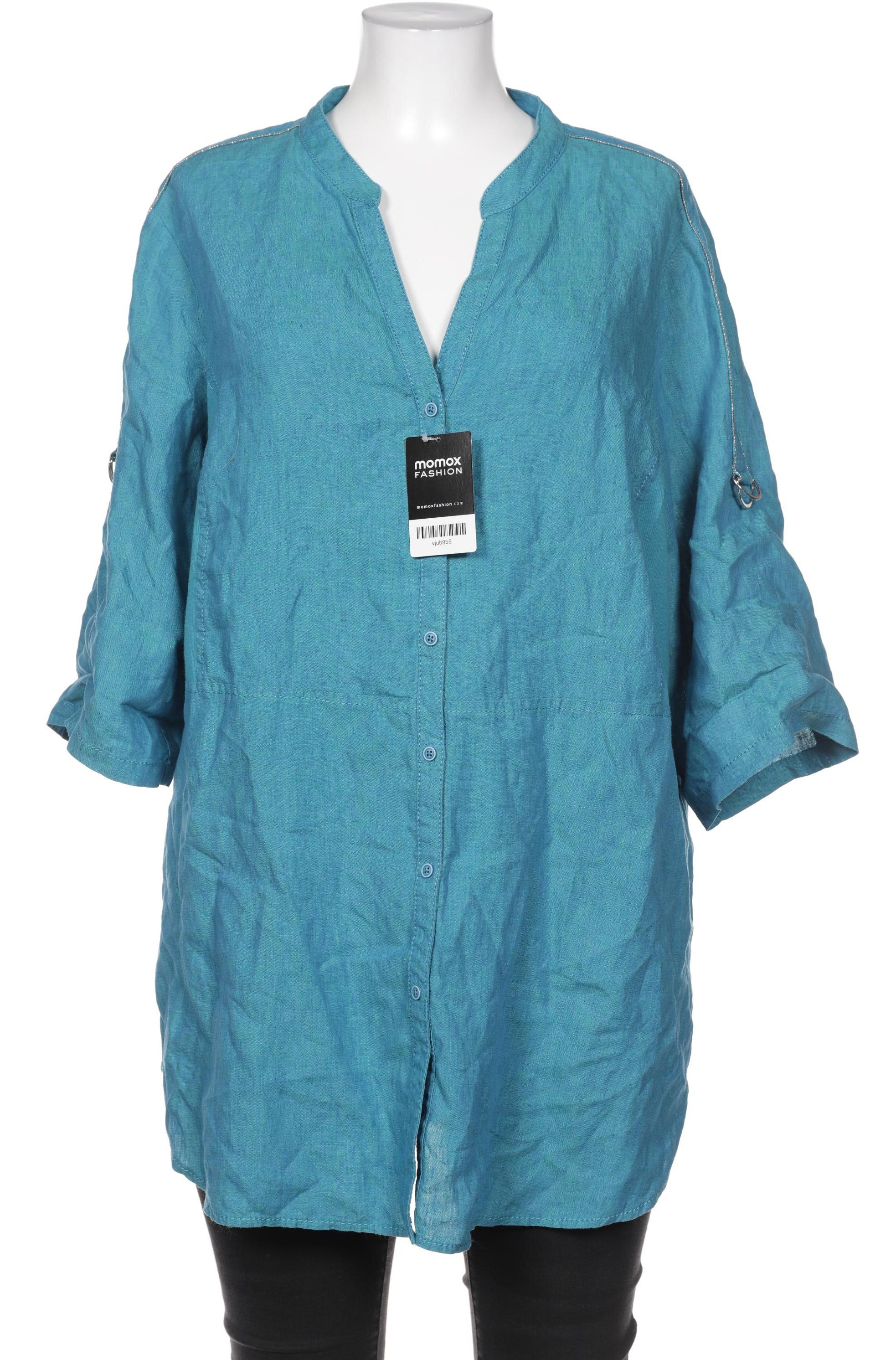 

Doris Streich Damen Bluse, blau, Gr. 48