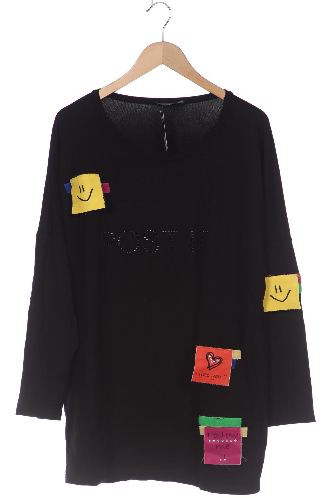 

Doris Streich Damen Langarmshirt, schwarz, Gr. 48