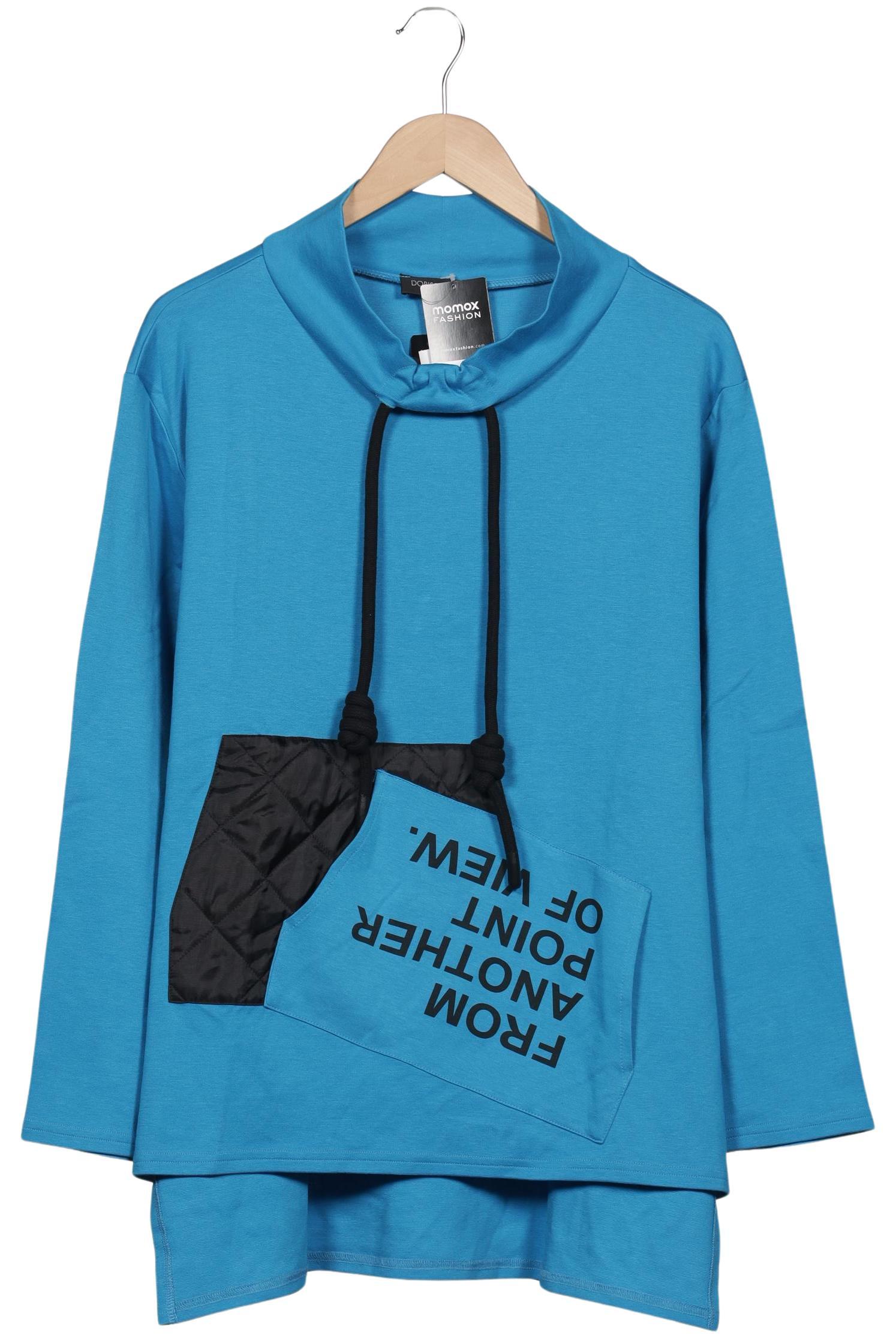 

Doris Streich Damen Sweatshirt, blau, Gr. 44