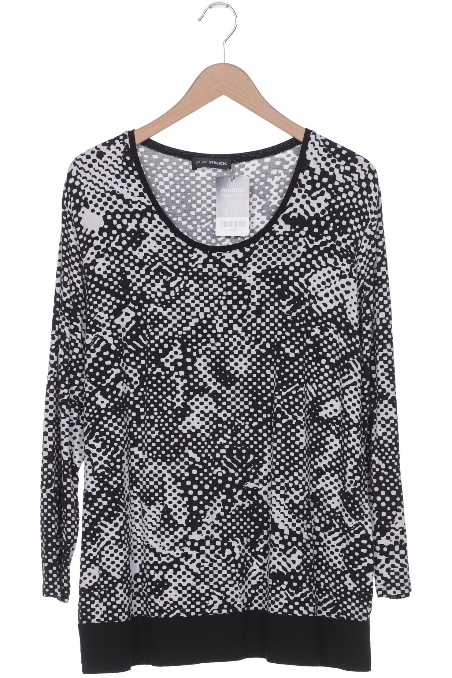 

Doris Streich Damen Langarmshirt, schwarz, Gr. 46