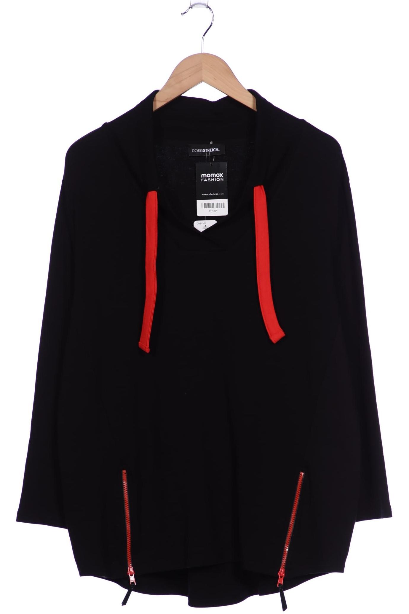 

Doris Streich Damen Sweatshirt, schwarz, Gr. 40