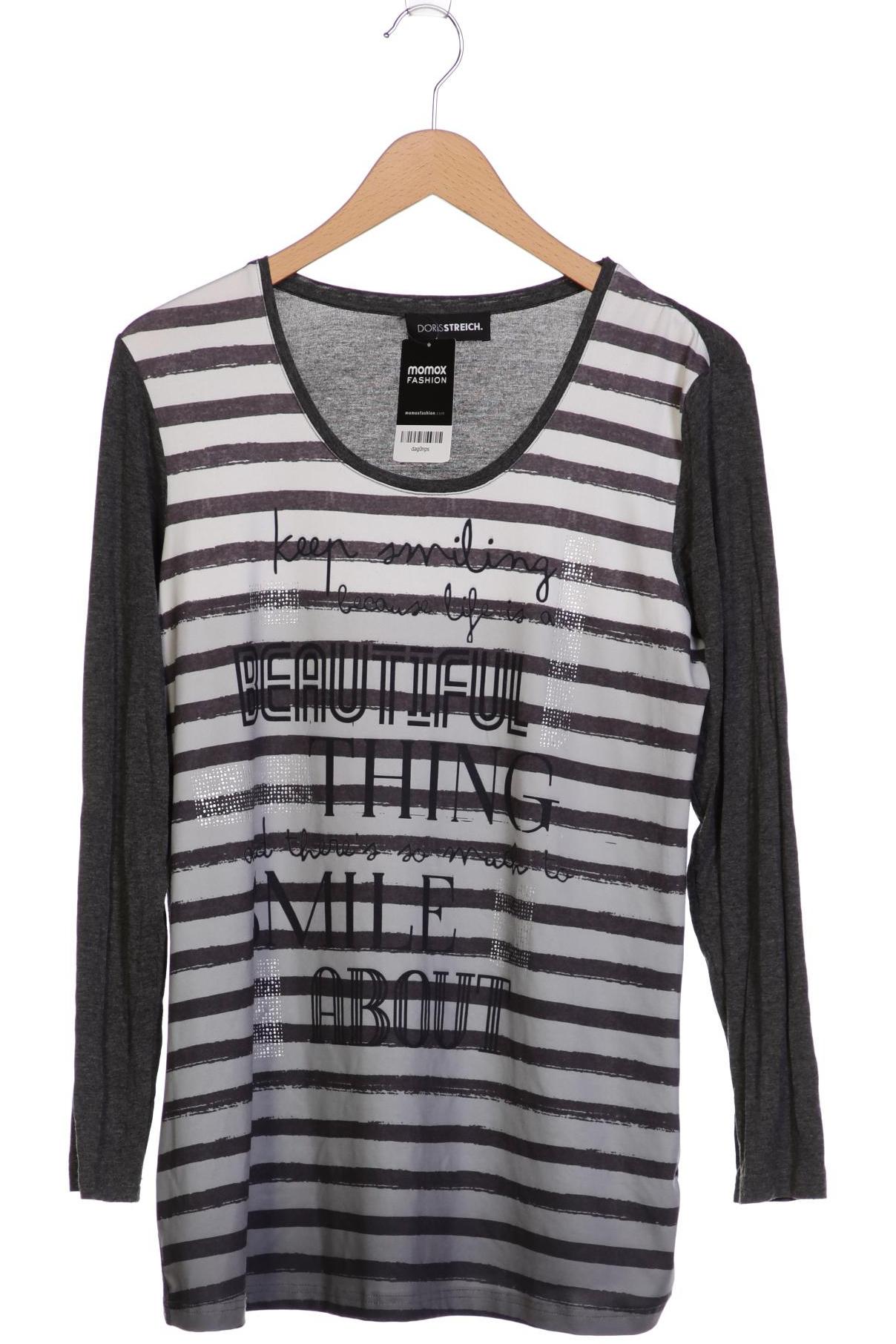 

Doris Streich Damen Langarmshirt, grau