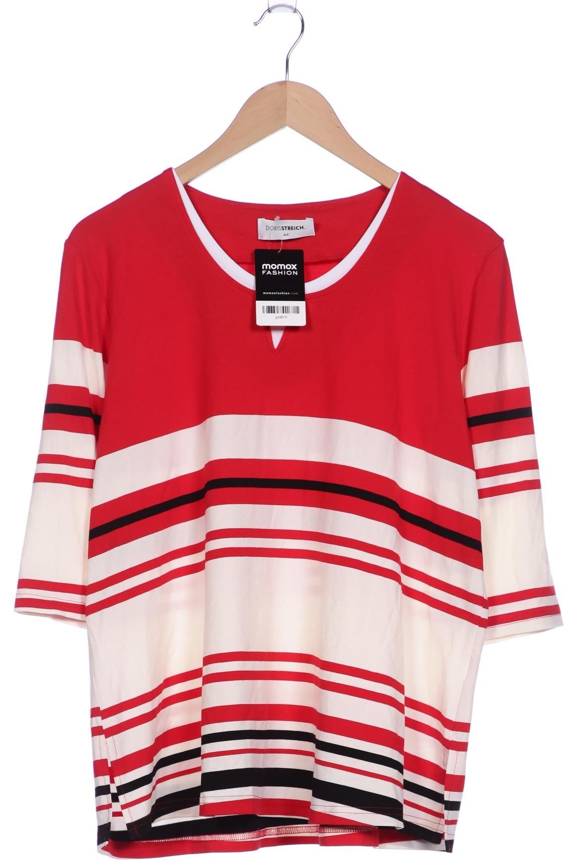 

Doris Streich Damen Langarmshirt, rot, Gr. 44