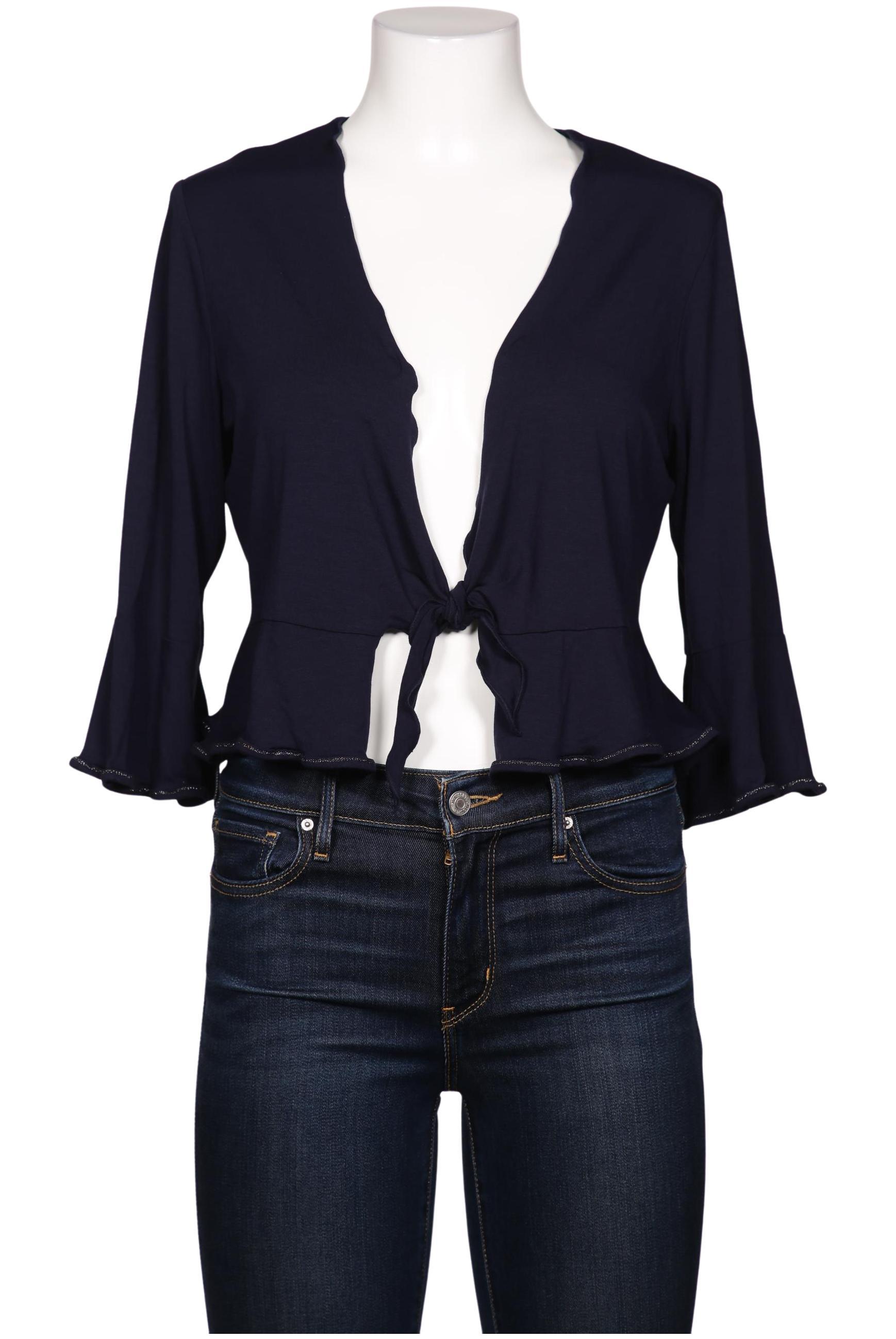 

Doris Streich Damen Strickjacke, marineblau, Gr. 38