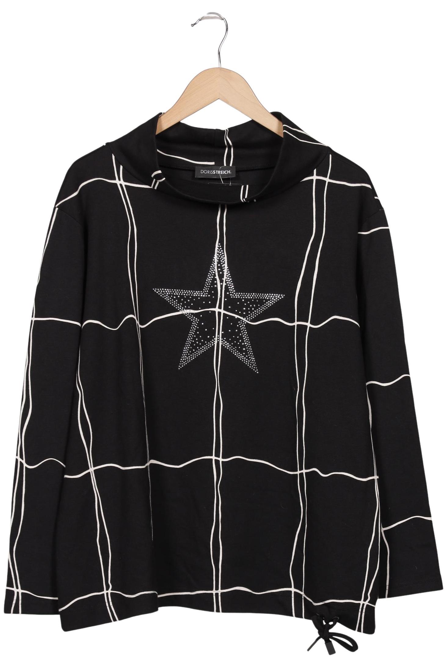 

Doris Streich Damen Sweatshirt, schwarz, Gr. 46