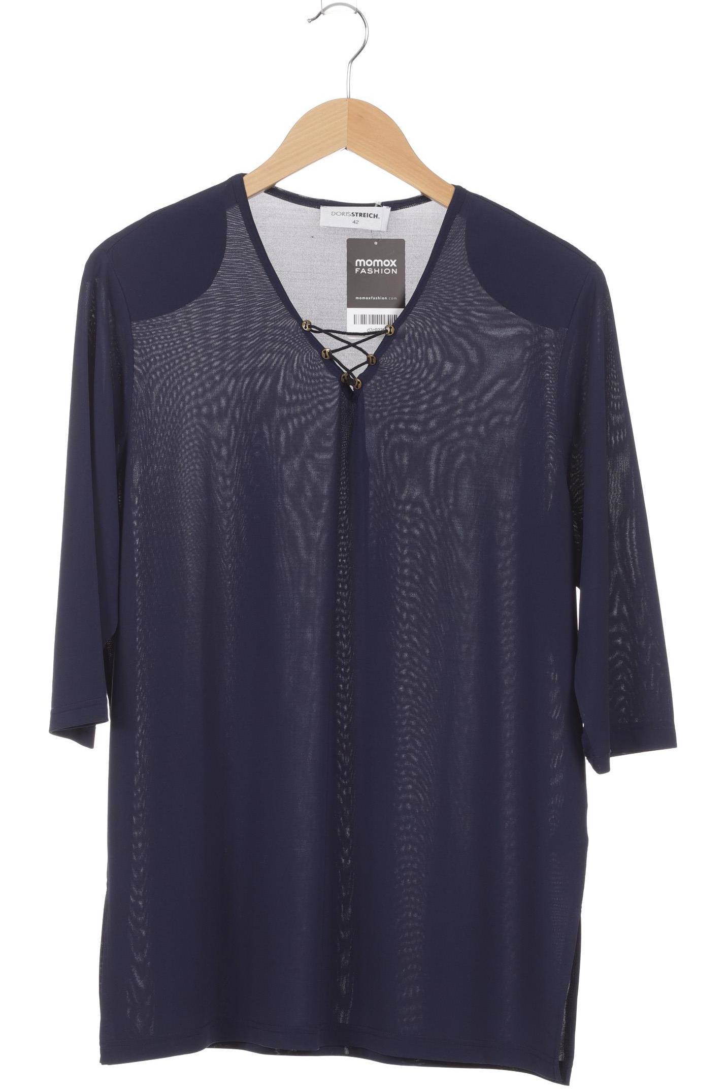 

Doris Streich Damen T-Shirt, marineblau