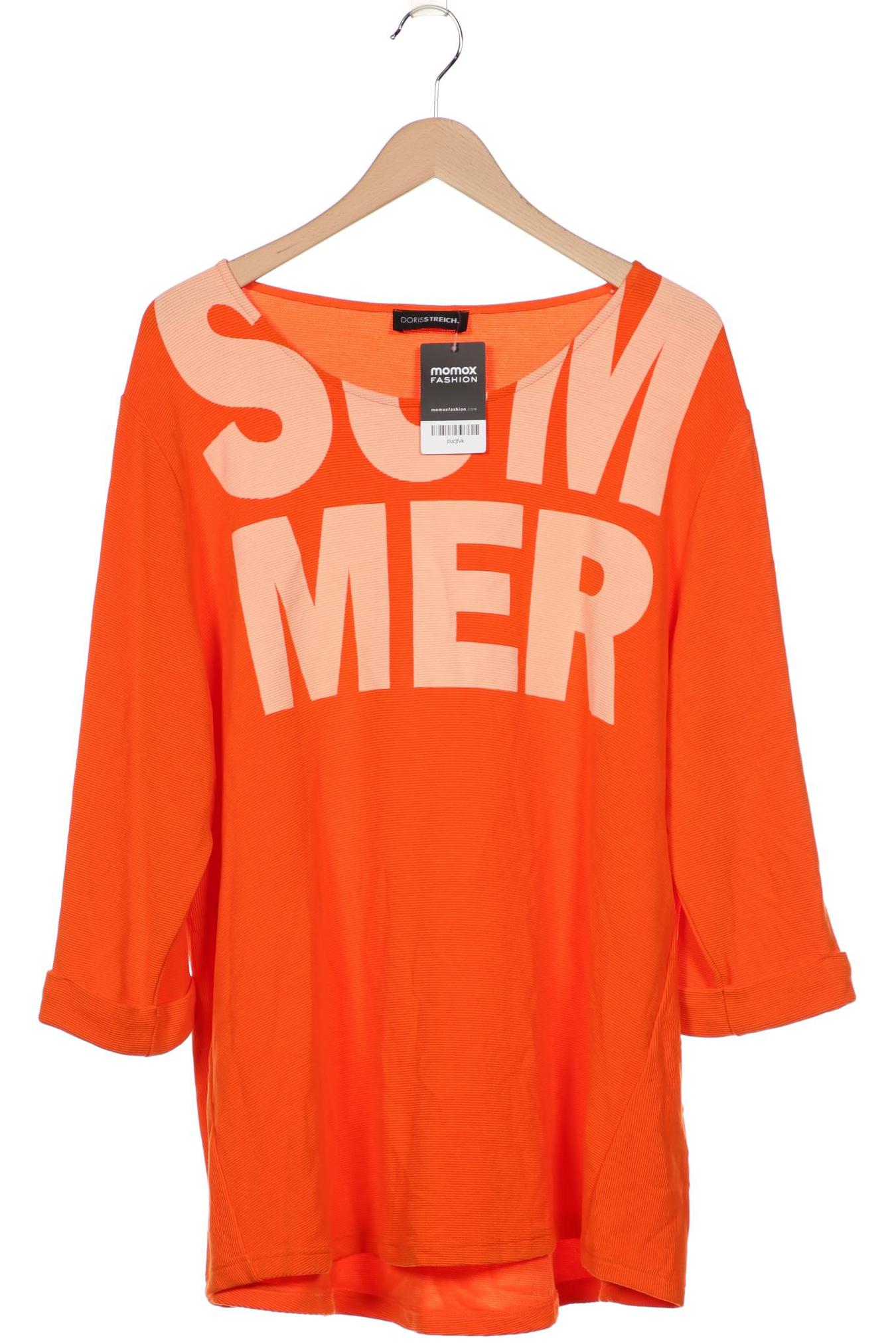

Doris Streich Damen Sweatshirt, orange, Gr. 52