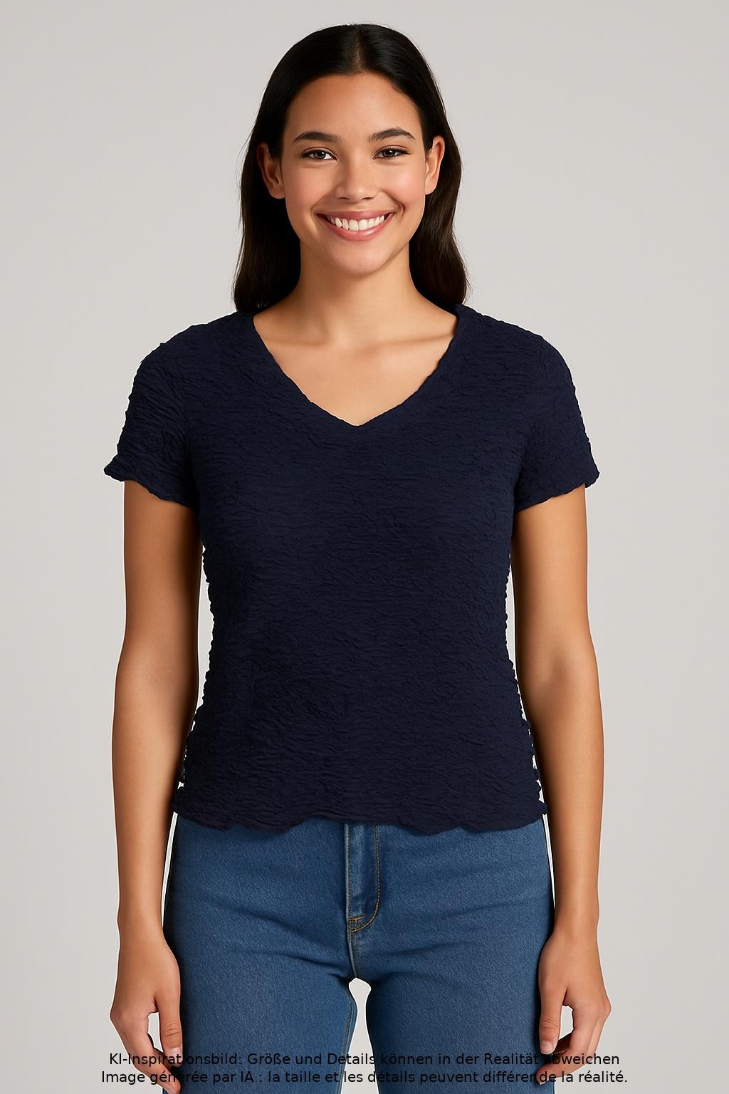 

Dorothee Schumacher Damen T-Shirt, marineblau, Gr. 38