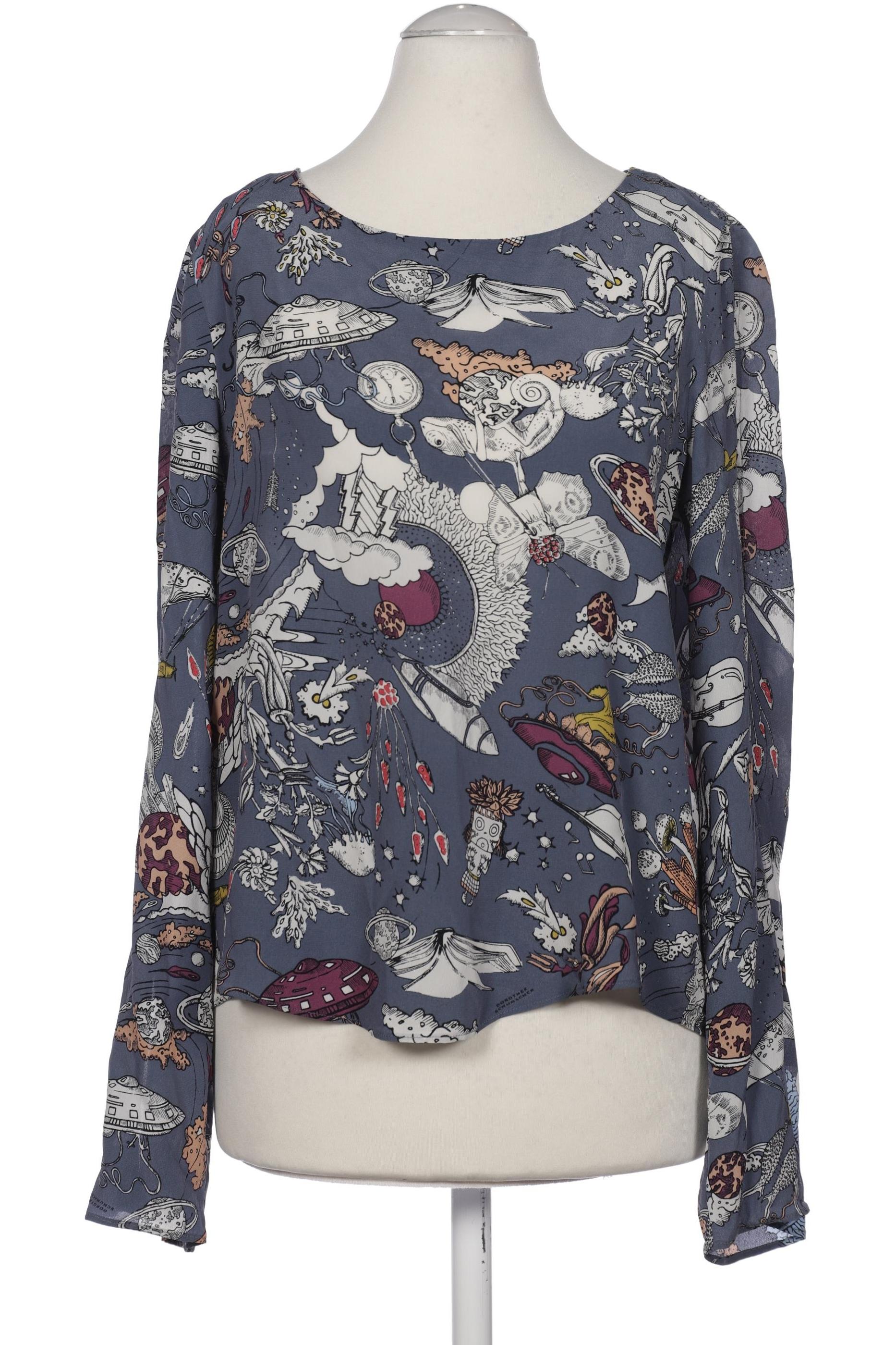 

Dorothee Schumacher Damen Bluse, blau, Gr. 36