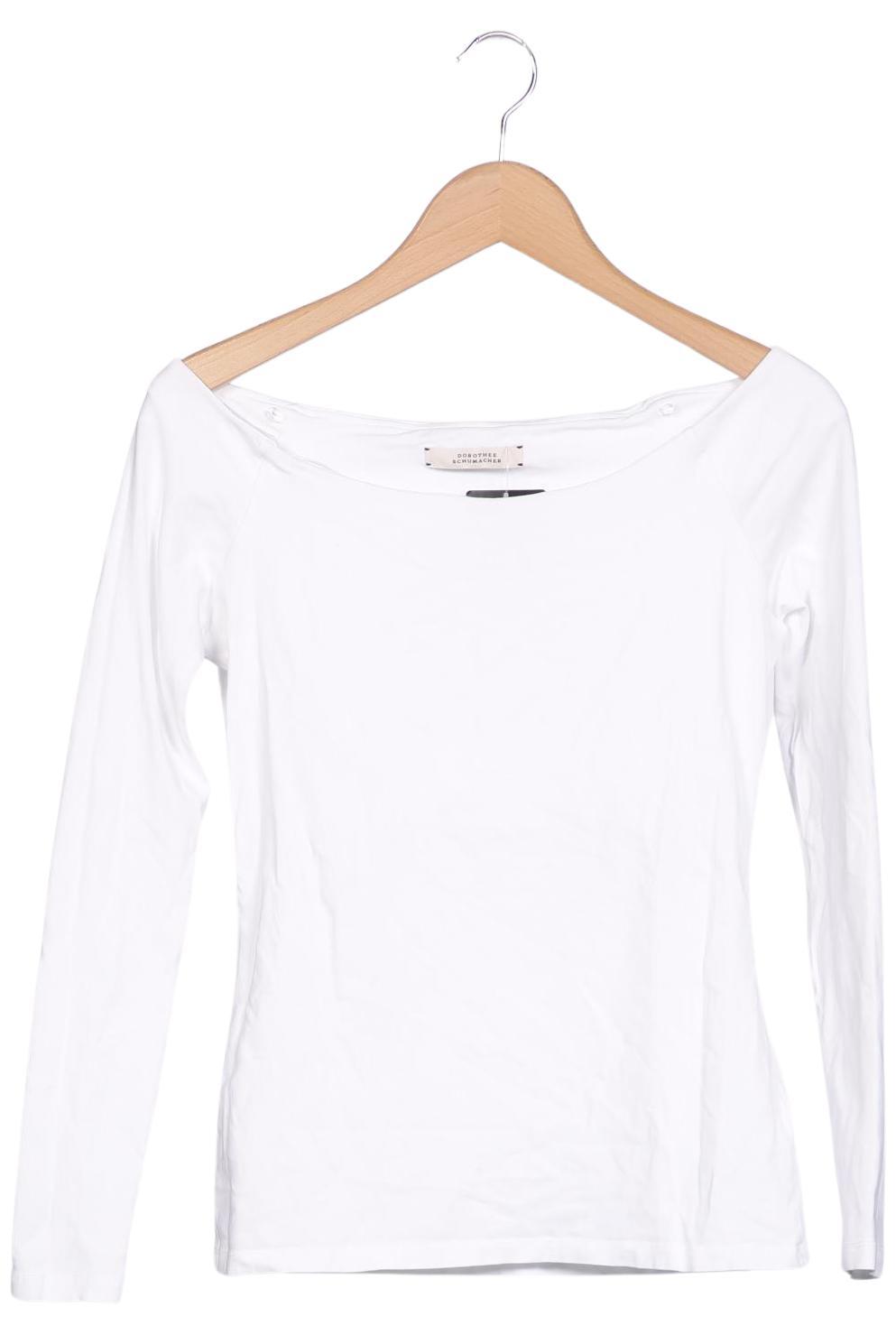 

Dorothee Schumacher Damen Langarmshirt, weiß, Gr. 34