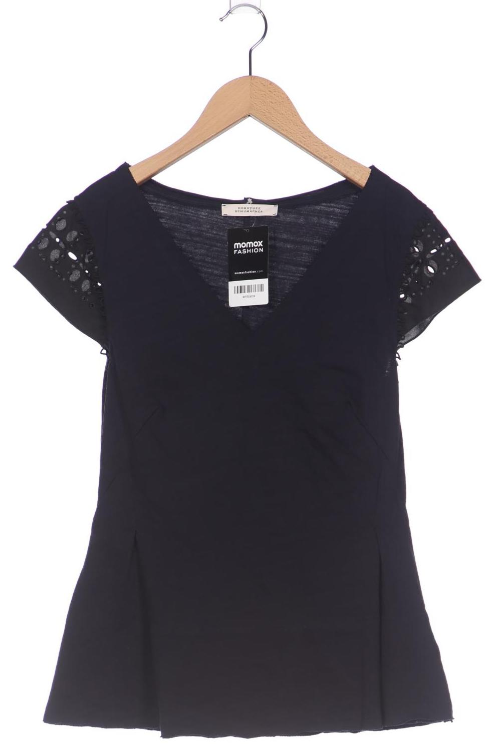 Thumbnail - Dorothee Schumacher Damen T-Shirt, marineblau, Gr. 36