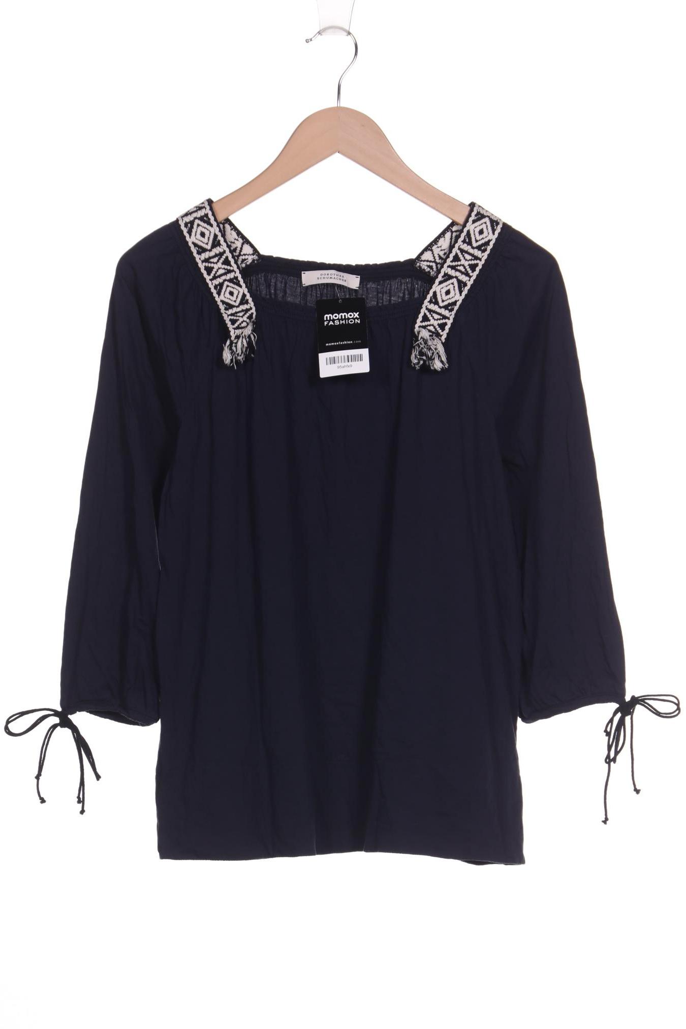 

Dorothee Schumacher Damen Langarmshirt, marineblau, Gr. 36