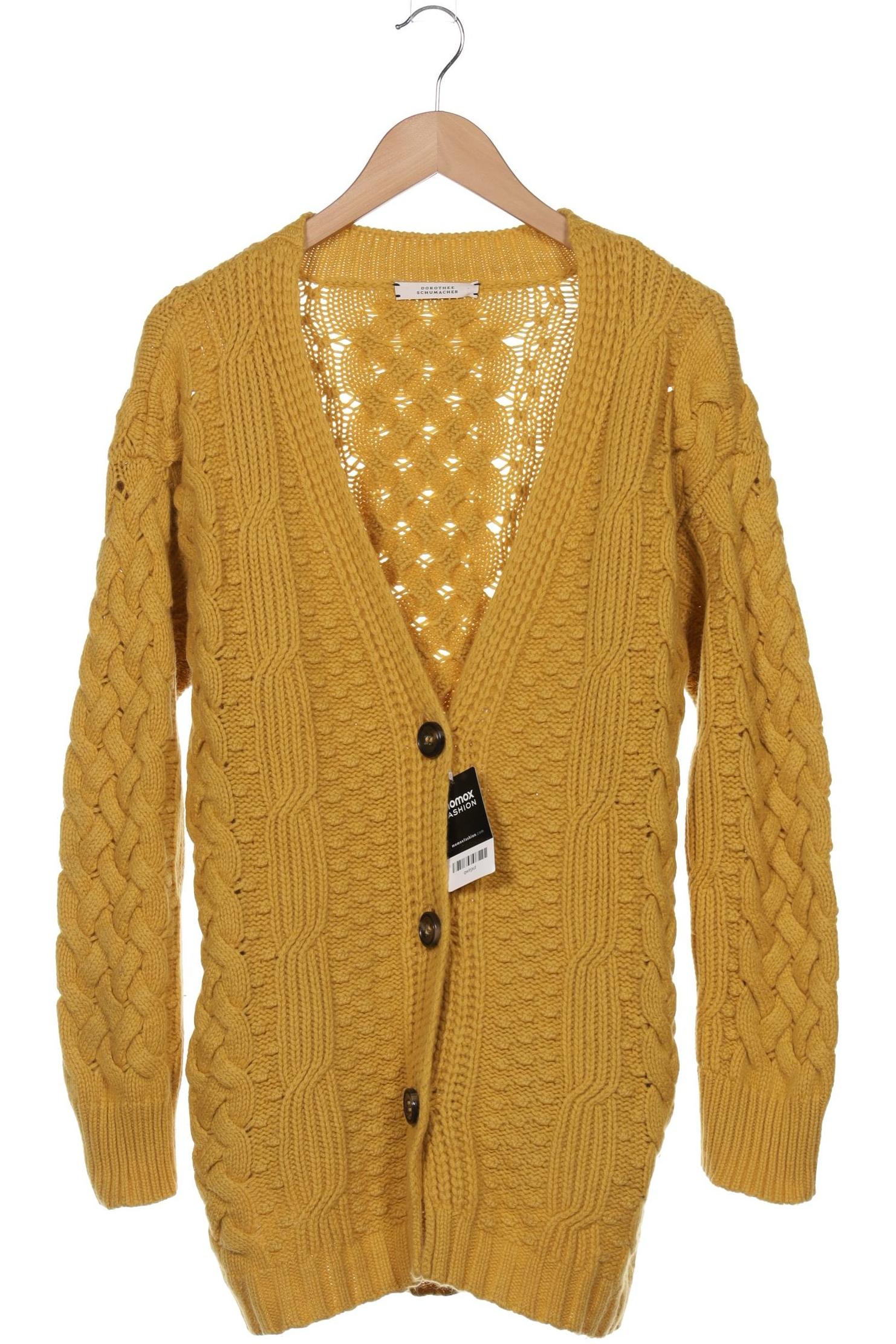 

Dorothee Schumacher Damen Strickjacke, gelb, Gr. 34