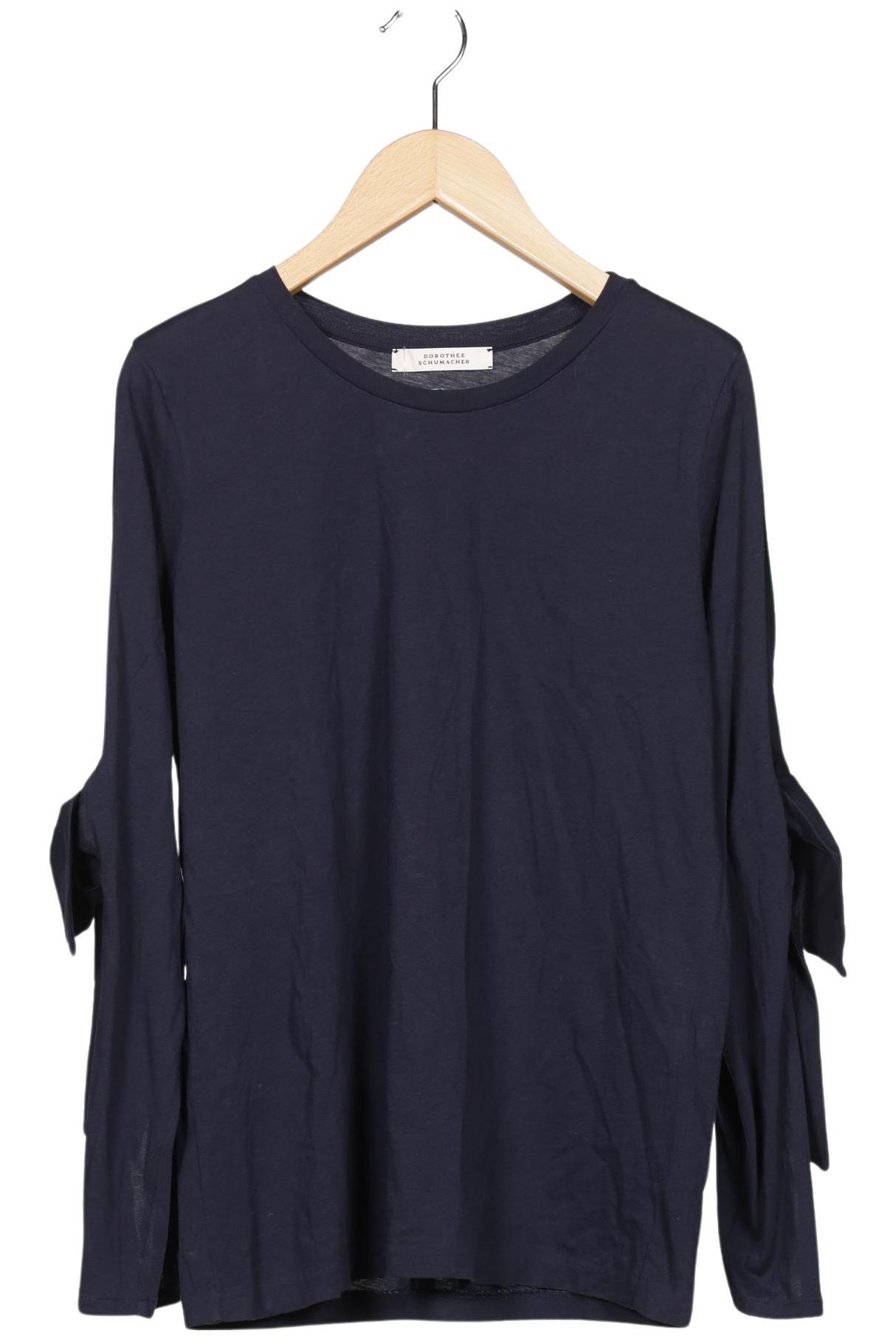 

Dorothee Schumacher Damen Langarmshirt, marineblau, Gr. 34
