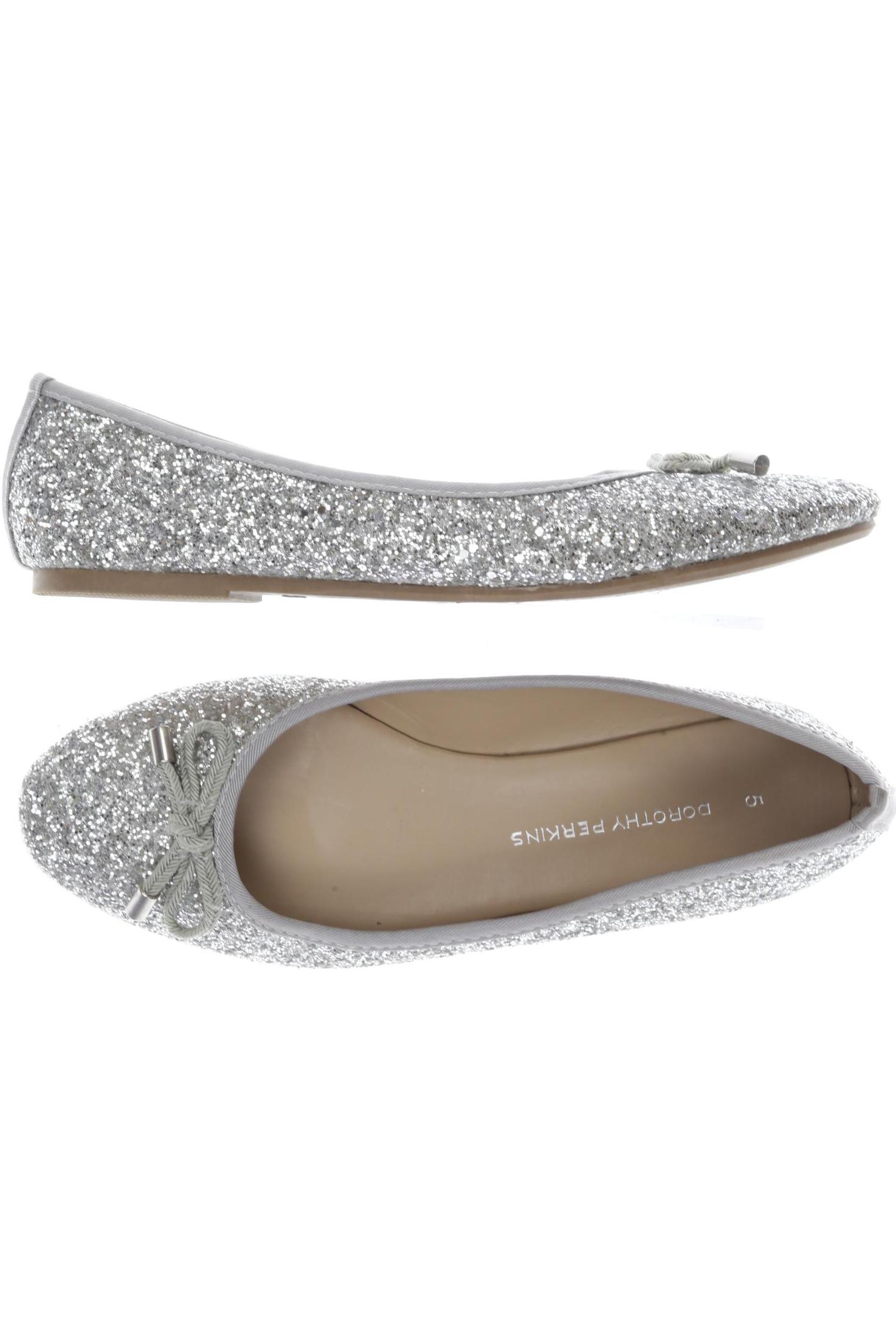 

Dorothy Perkins Damen Ballerinas, silber, Gr. 5