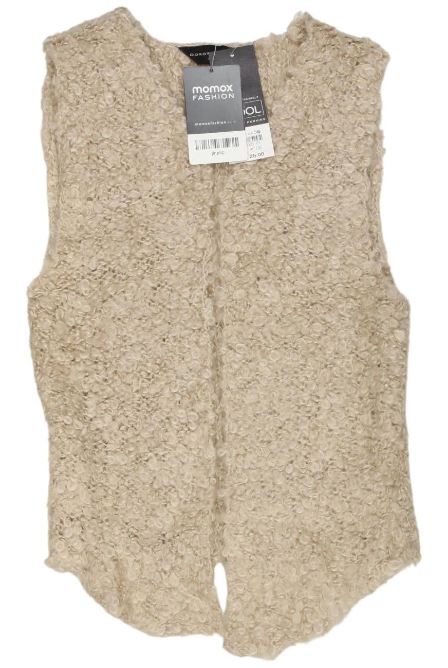 

Dorothy Perkins Damen Weste, beige, Gr. 36