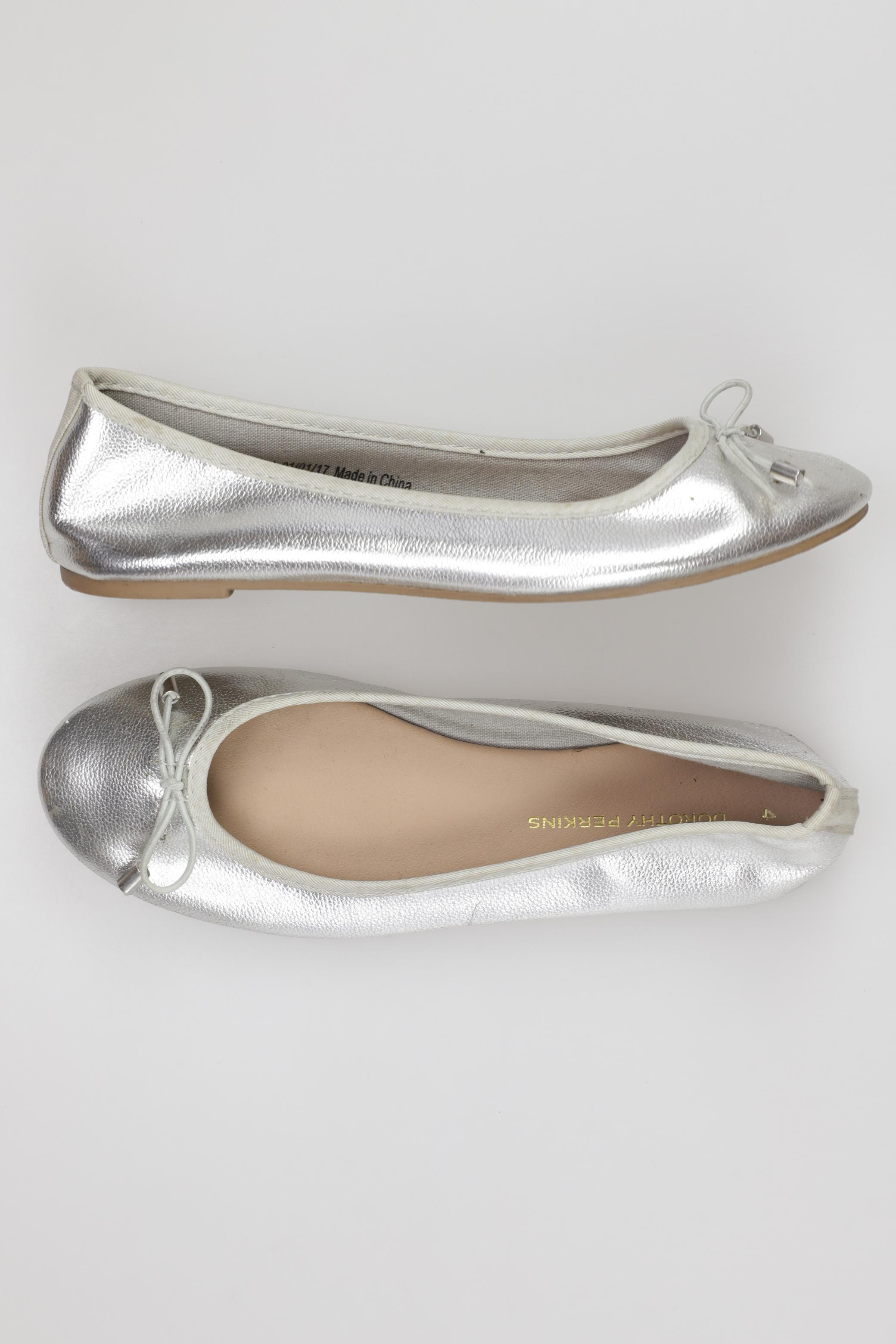

Dorothy Perkins Damen Ballerinas, silber, Gr. 4