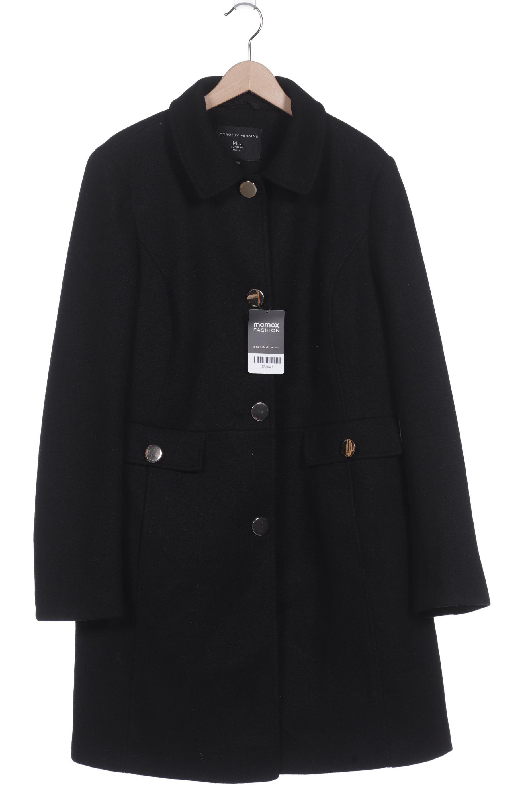 

Dorothy Perkins Damen Mantel, schwarz, Gr. 42