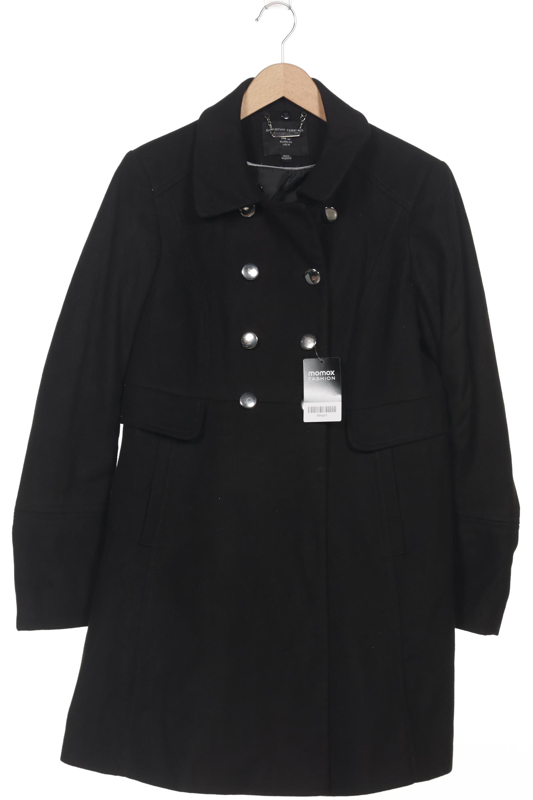 

Dorothy Perkins Damen Mantel, schwarz, Gr. 42