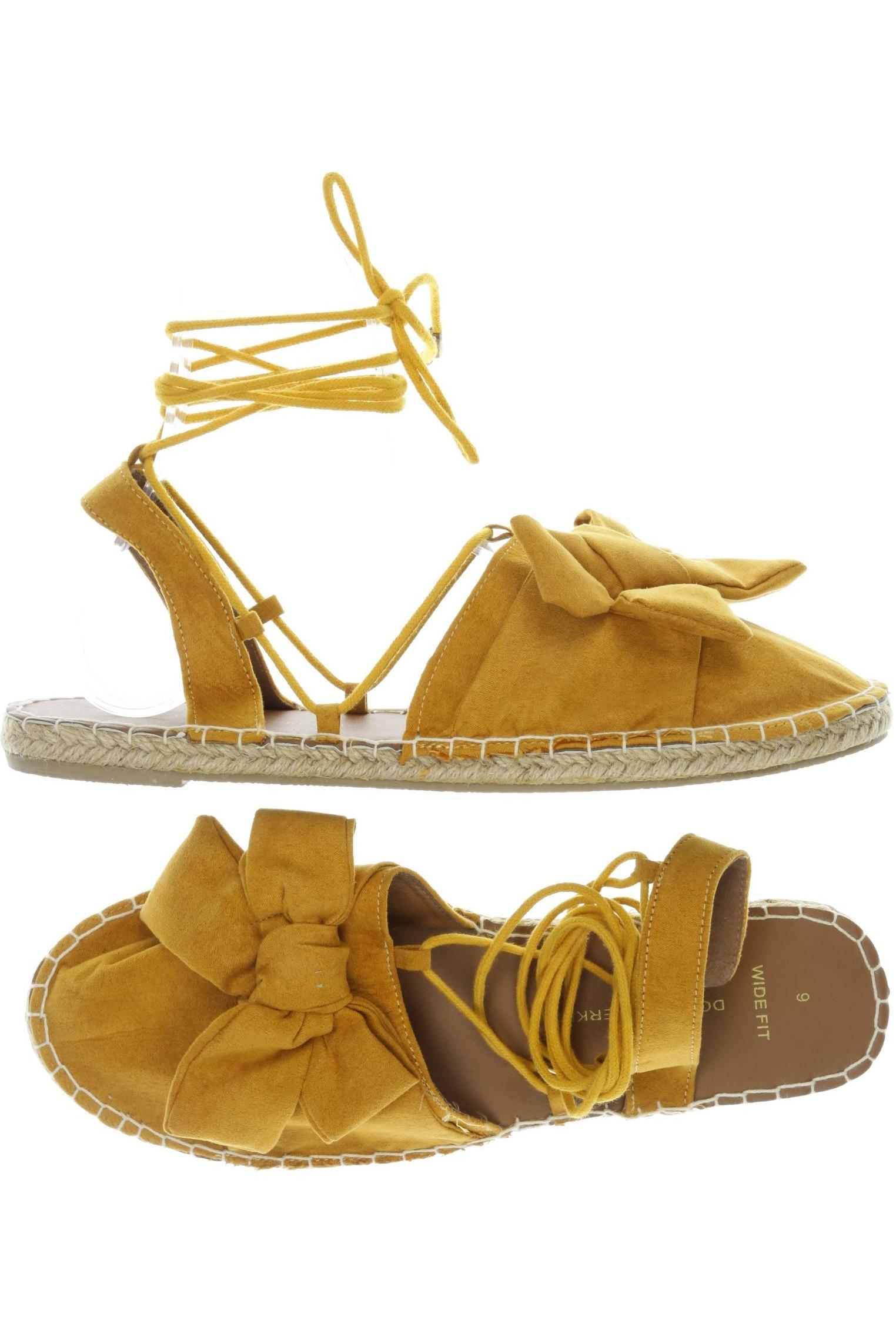 

Dorothy Perkins Damen Sandale, gelb, Gr. 42