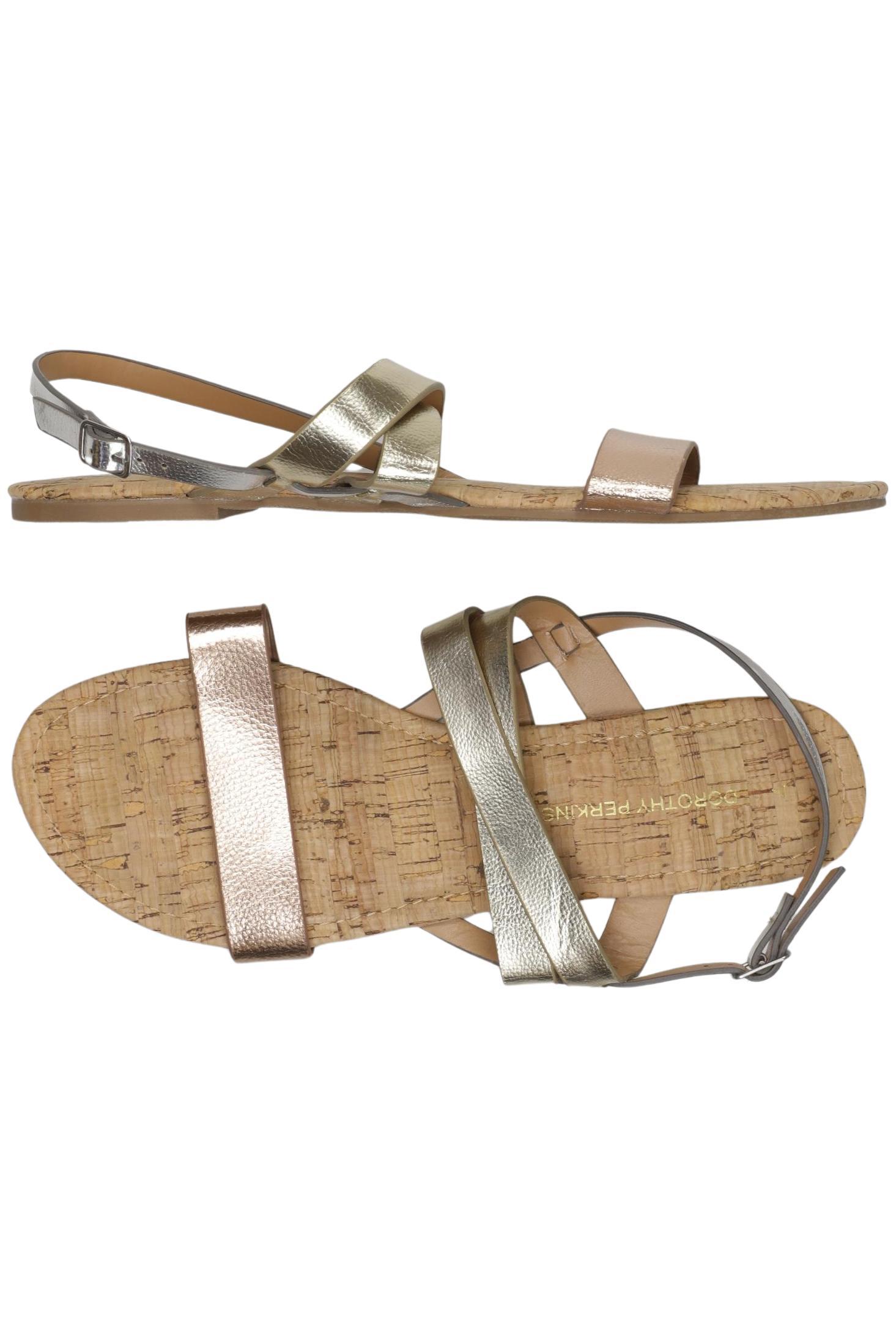 

Dorothy Perkins Damen Sandale, gold, Gr. 7