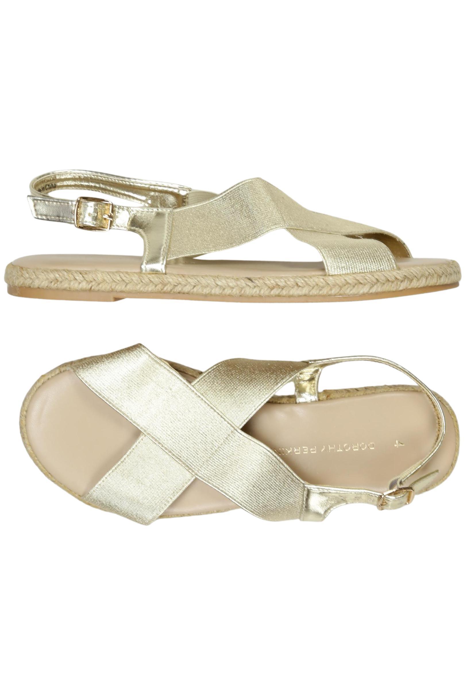 

Dorothy Perkins Damen Sandale, gold, Gr. 4