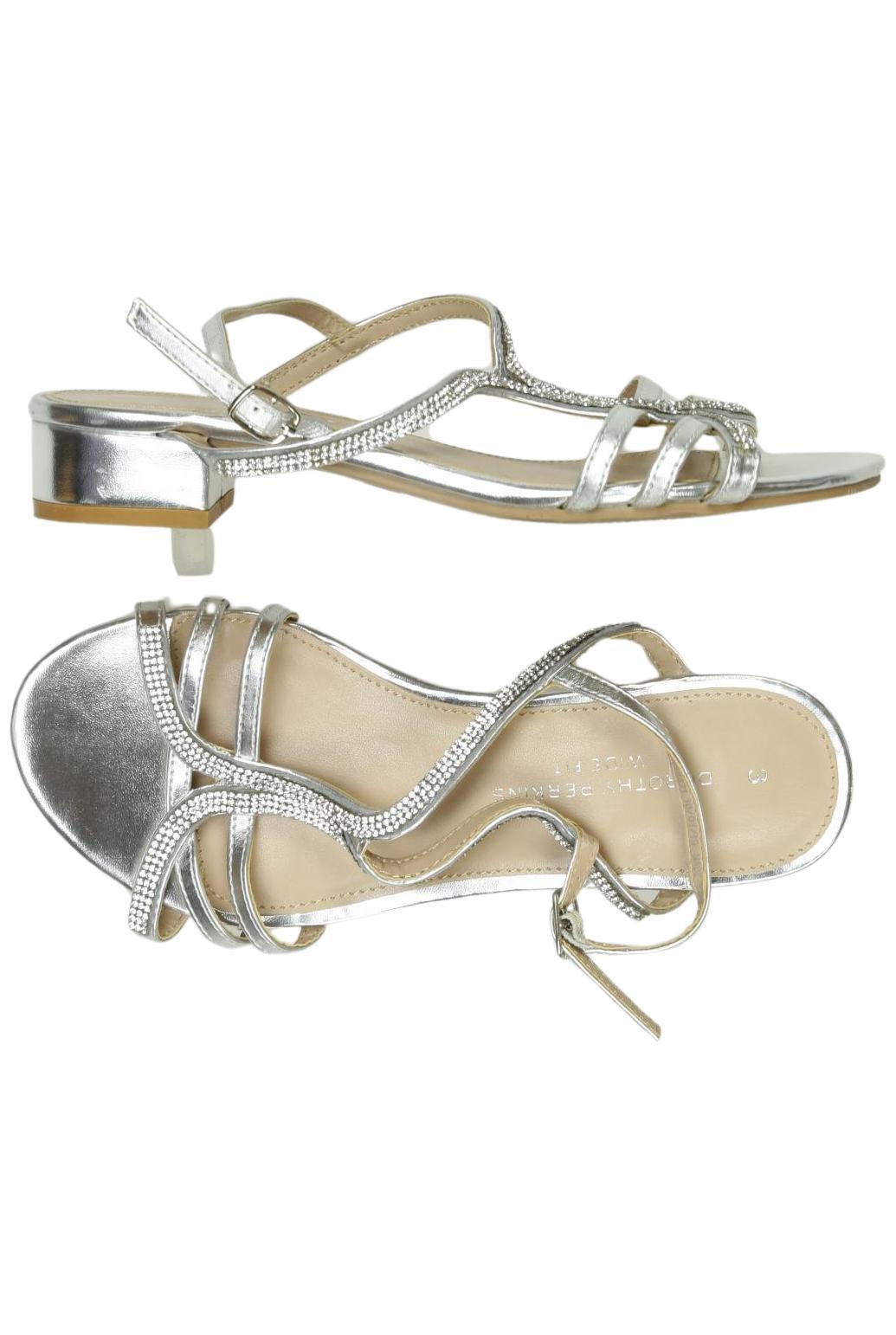 

Dorothy Perkins Damen Sandale, silber, Gr. 3