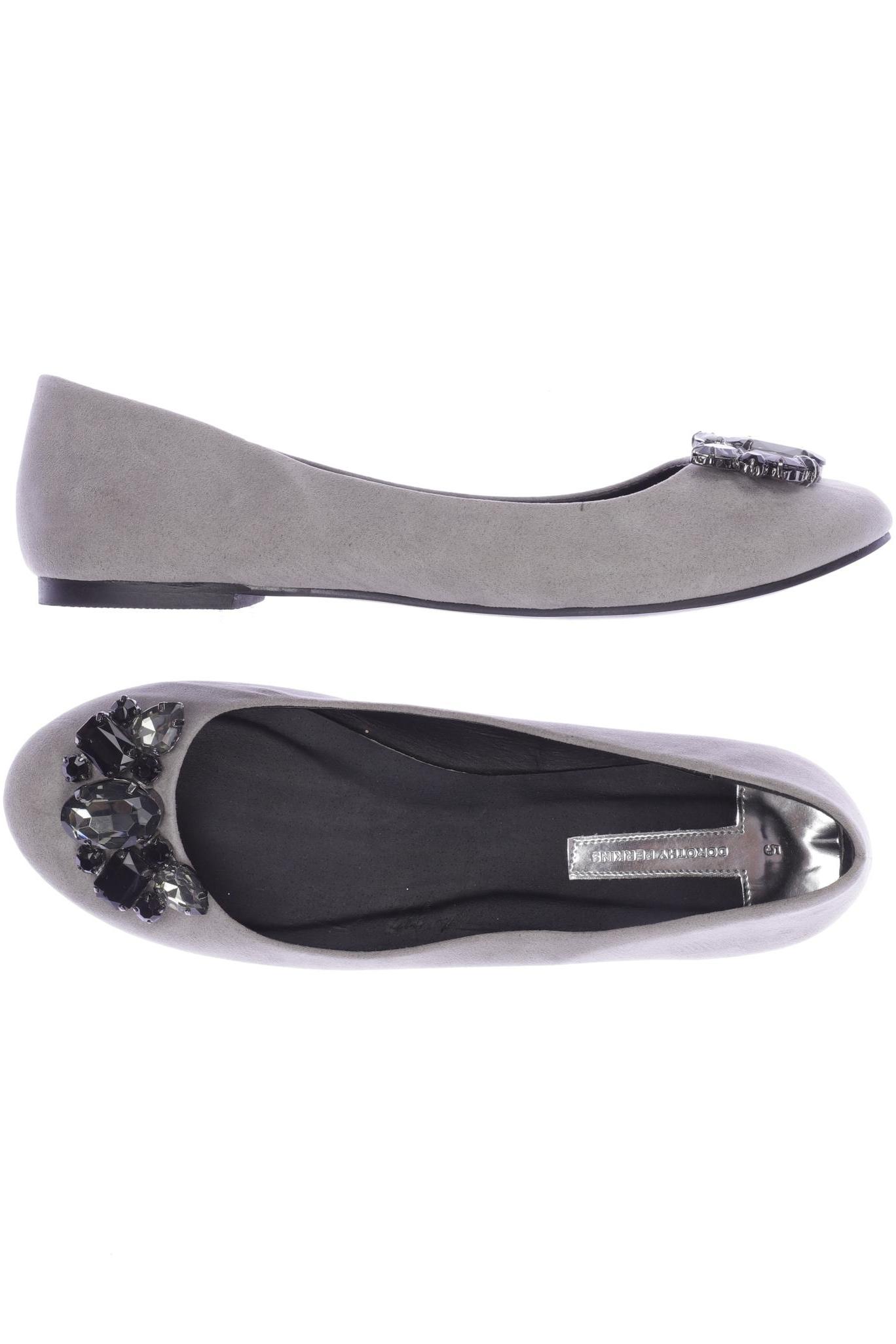 

Dorothy Perkins Damen Ballerinas, grau, Gr. 5