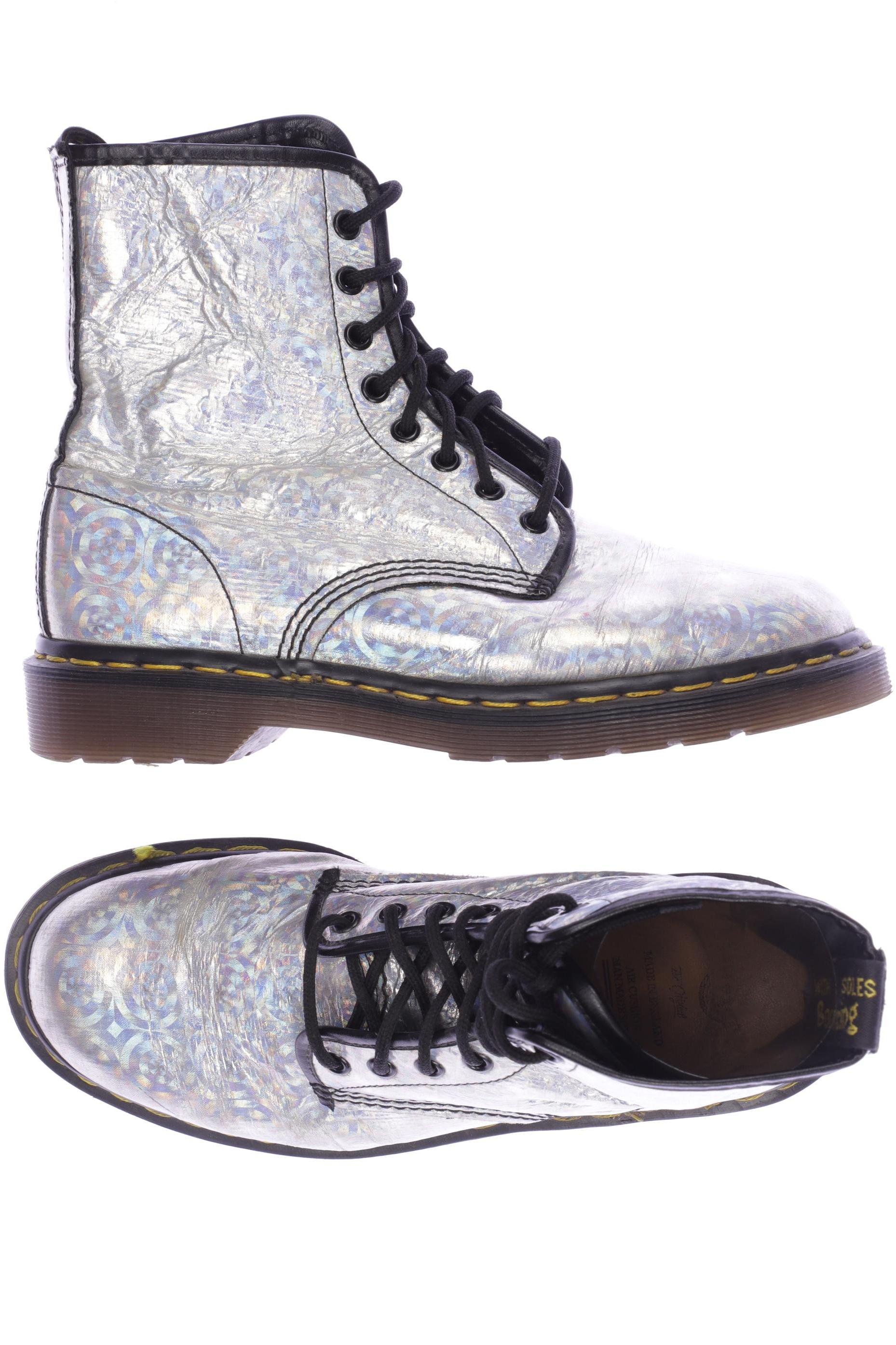 

Dr. Martens Damen Stiefelette, silber, Gr. 7.5