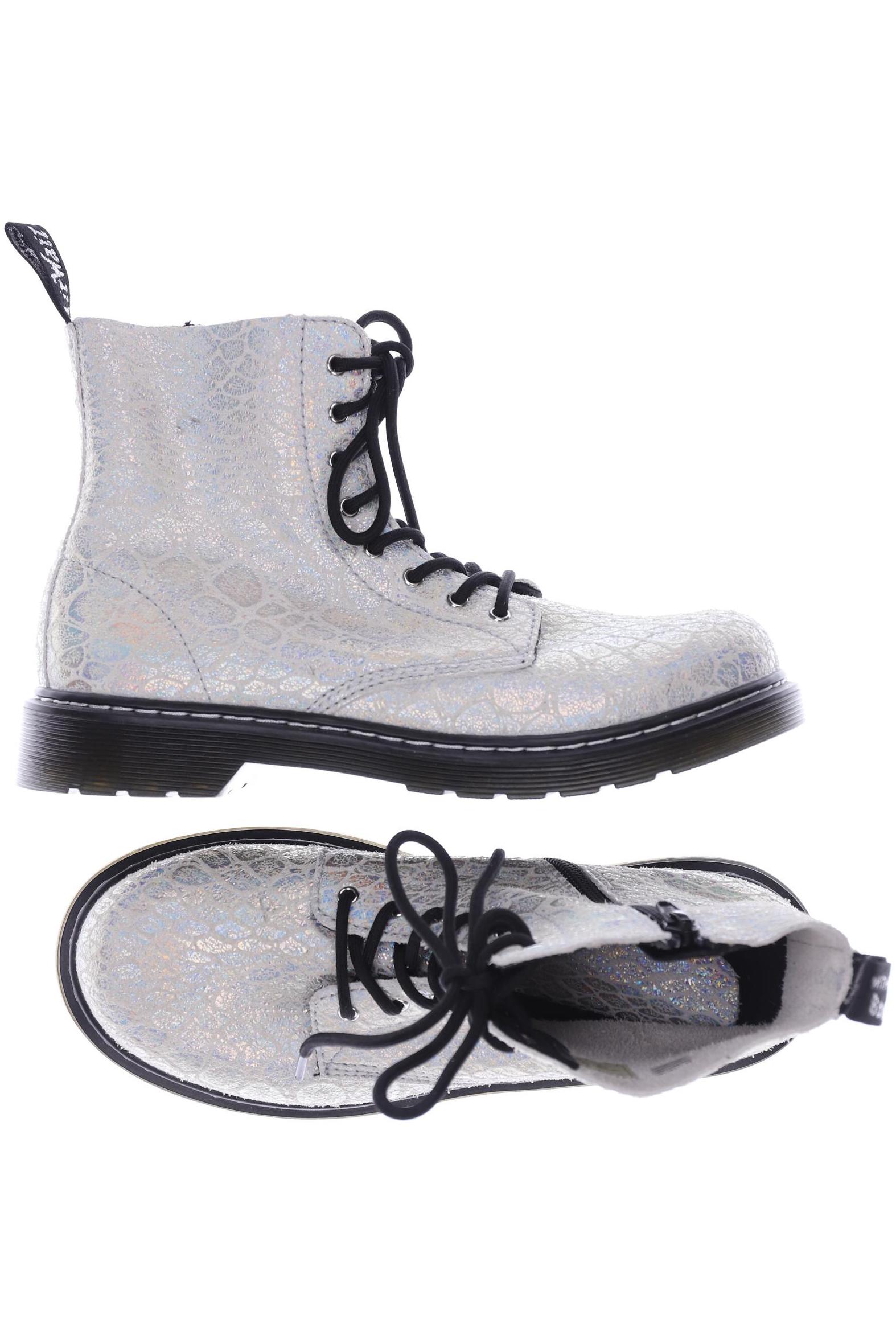 

Dr. Martens Damen Stiefelette, silber, Gr. 38.5