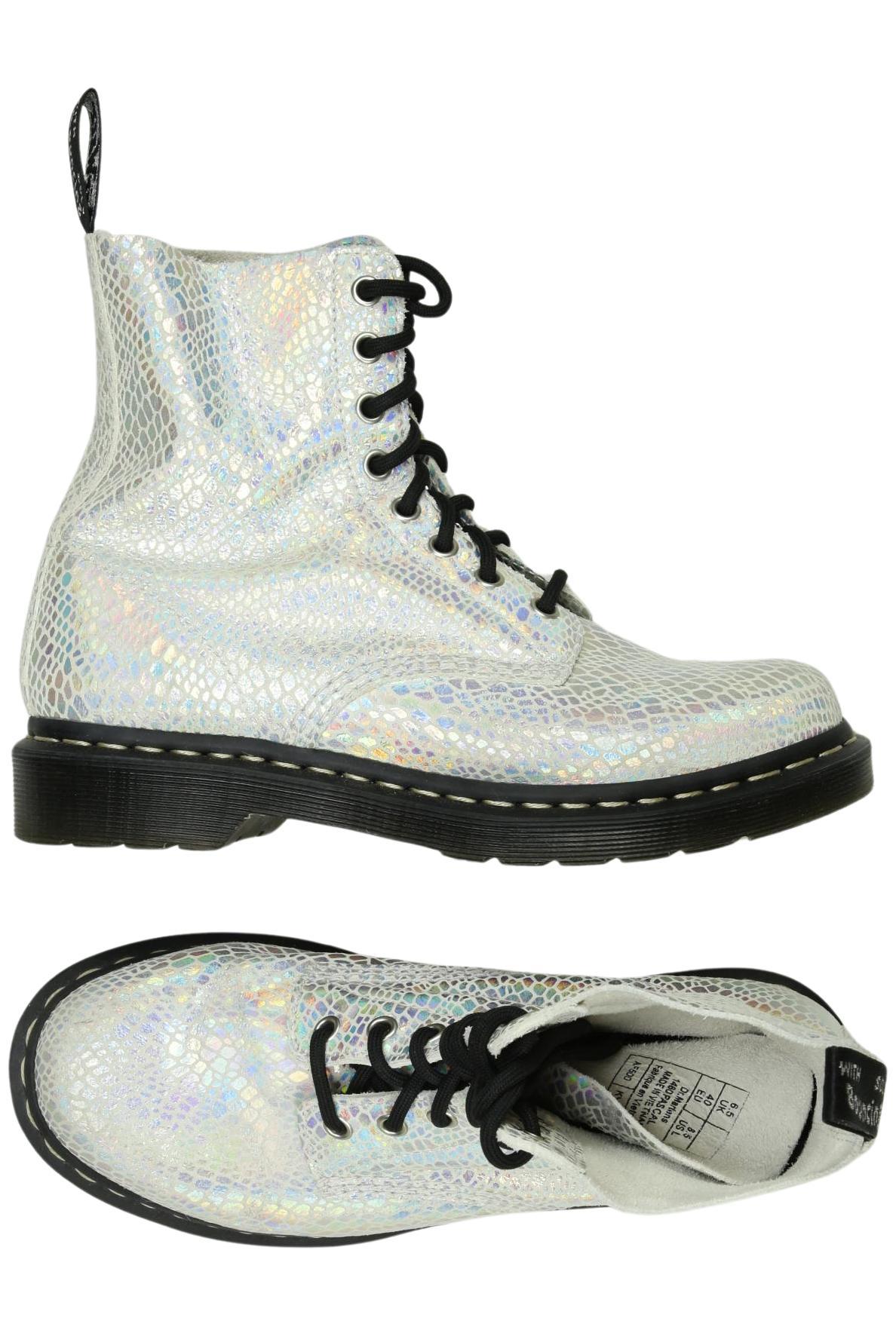 

Dr. Martens Damen Stiefelette, silber, Gr. 40