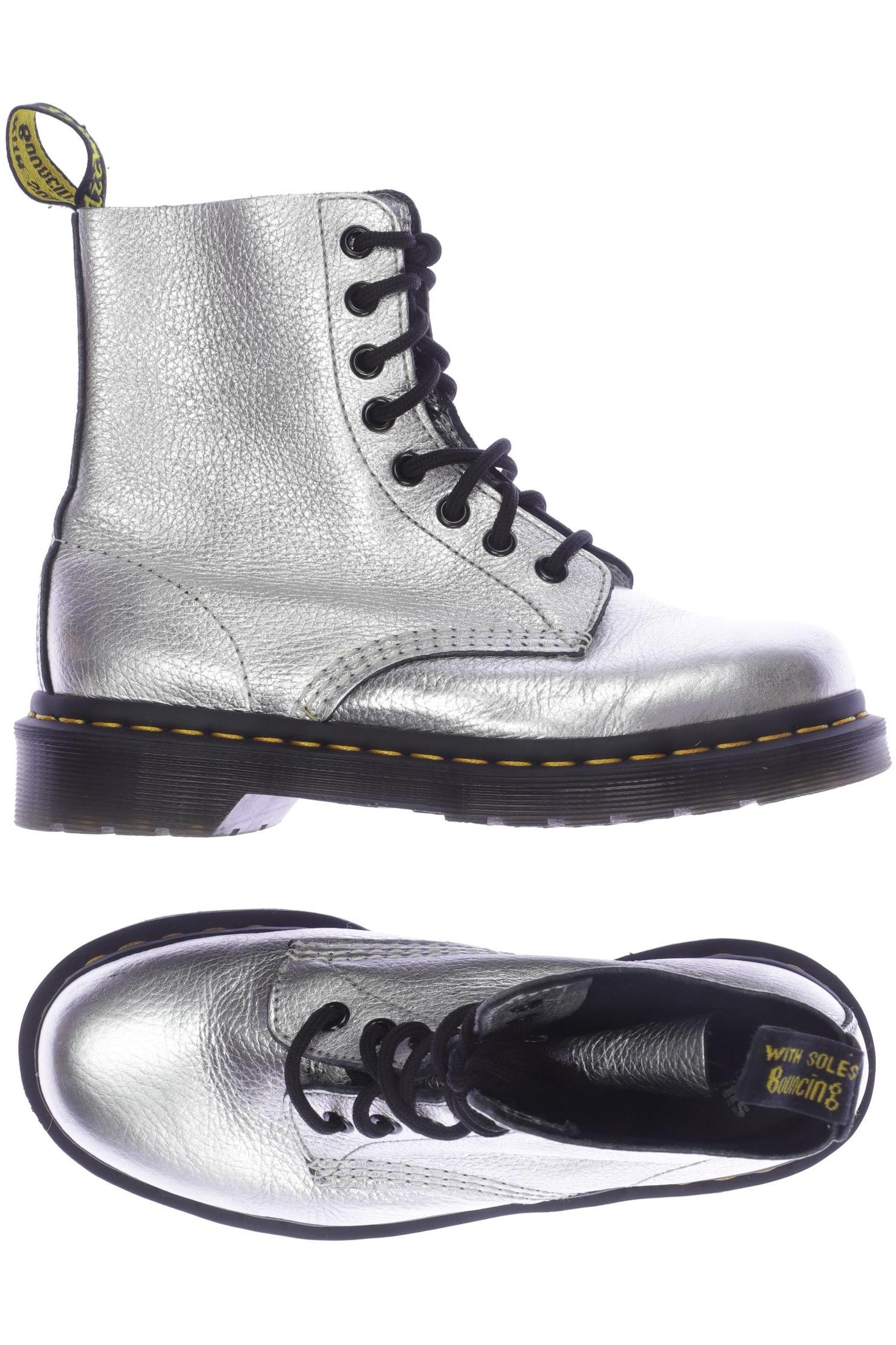 

Dr. Martens Damen Stiefelette, silber, Gr. 37
