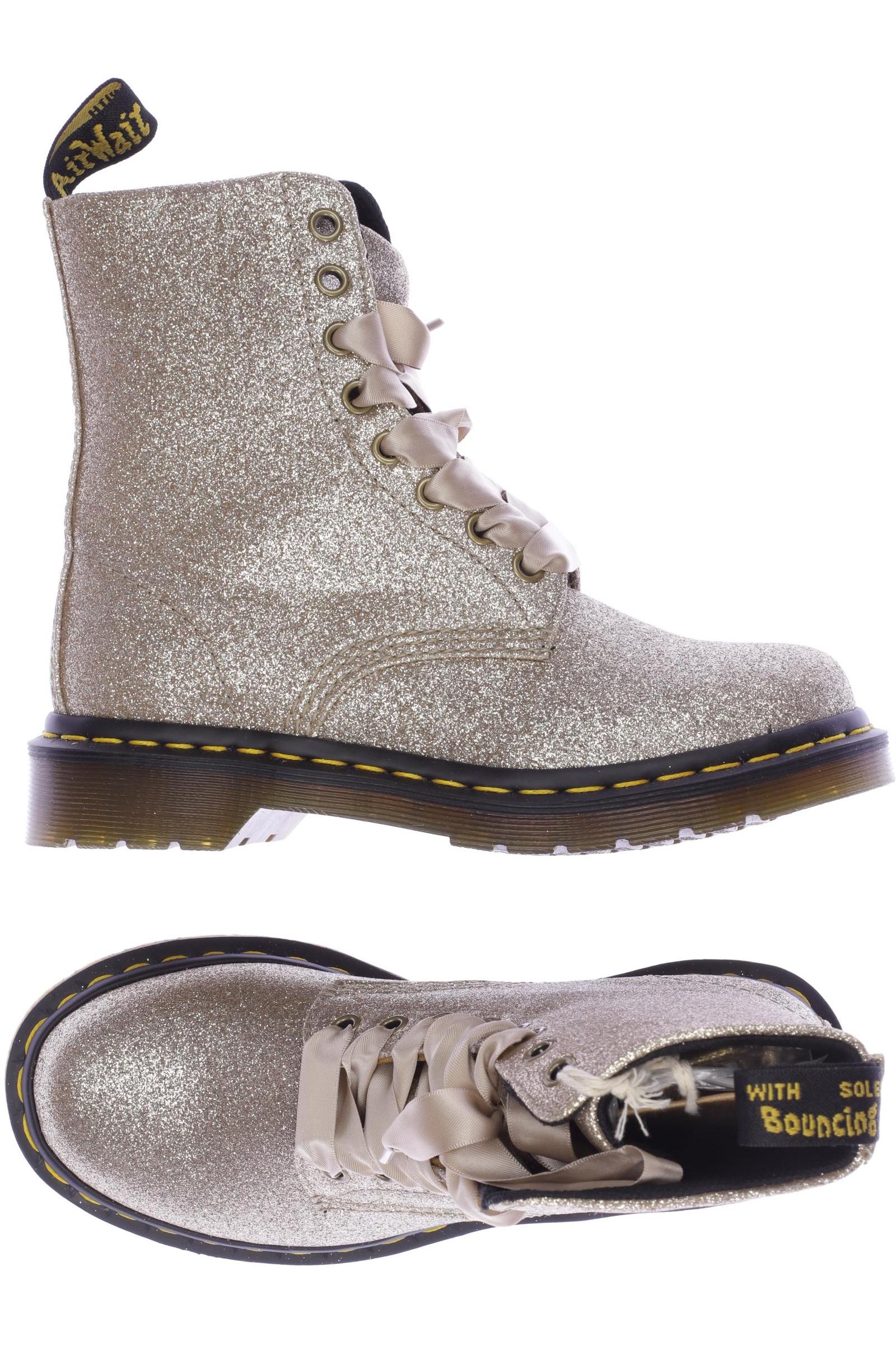 

Dr. Martens Damen Stiefelette, gold, Gr. 36